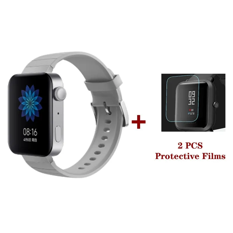 Original Xiaomi MI Smart Watch GPS NFC WIFI ESIM PhoneCall Bracelet Android Wristwatch Sport Bluetooth Fitness HeartRate Tracker