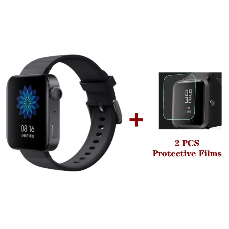 Original Xiaomi MI Smart Watch GPS NFC WIFI ESIM PhoneCall Bracelet Android Wristwatch Sport Bluetooth Fitness HeartRate Tracker