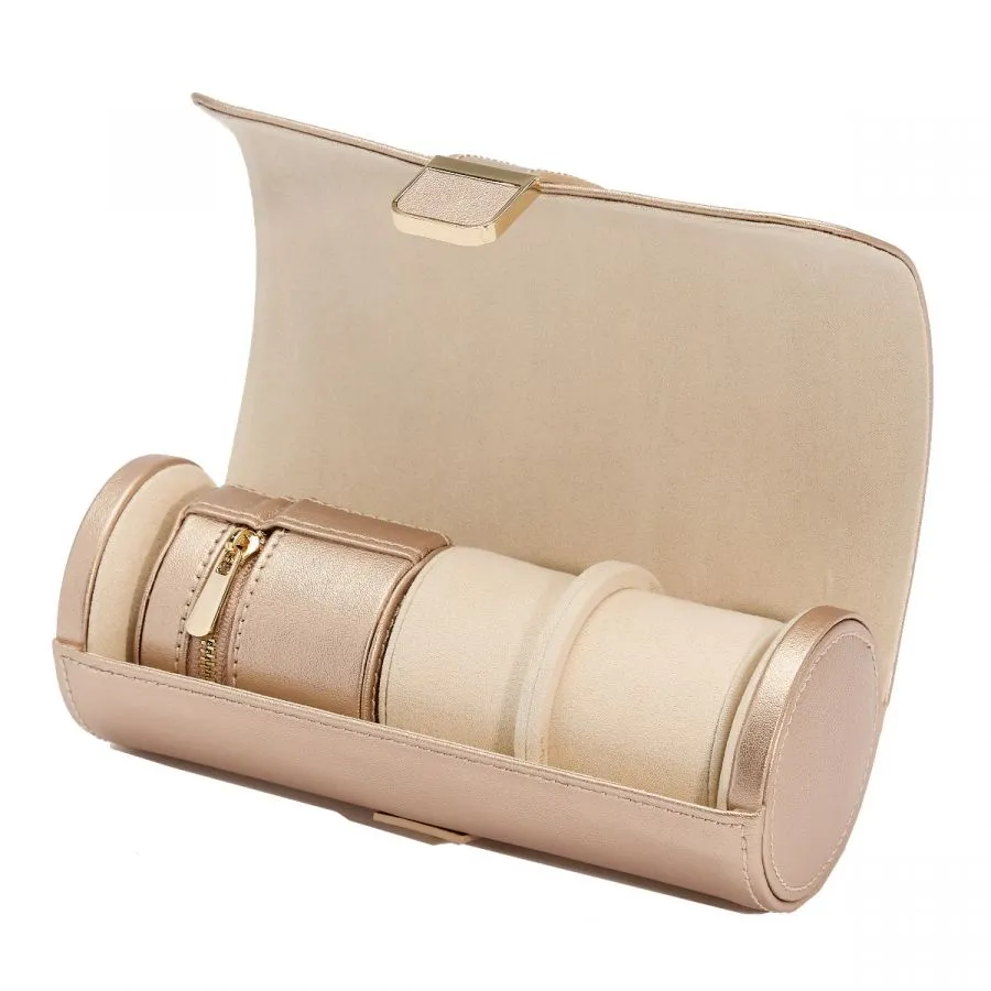 Palermo Double Watch Roll - Rose Gold