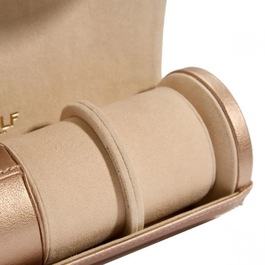 Palermo Double Watch Roll - Rose Gold