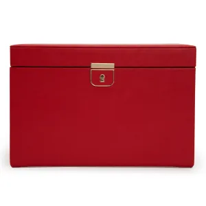 Palermo Large Jewelry Box Red