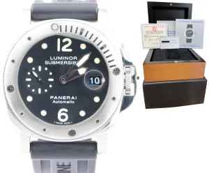 Panerai Luminor Submersible PAM 24 TRITIUM PATINA Automatic 44mm Watch PAM00024