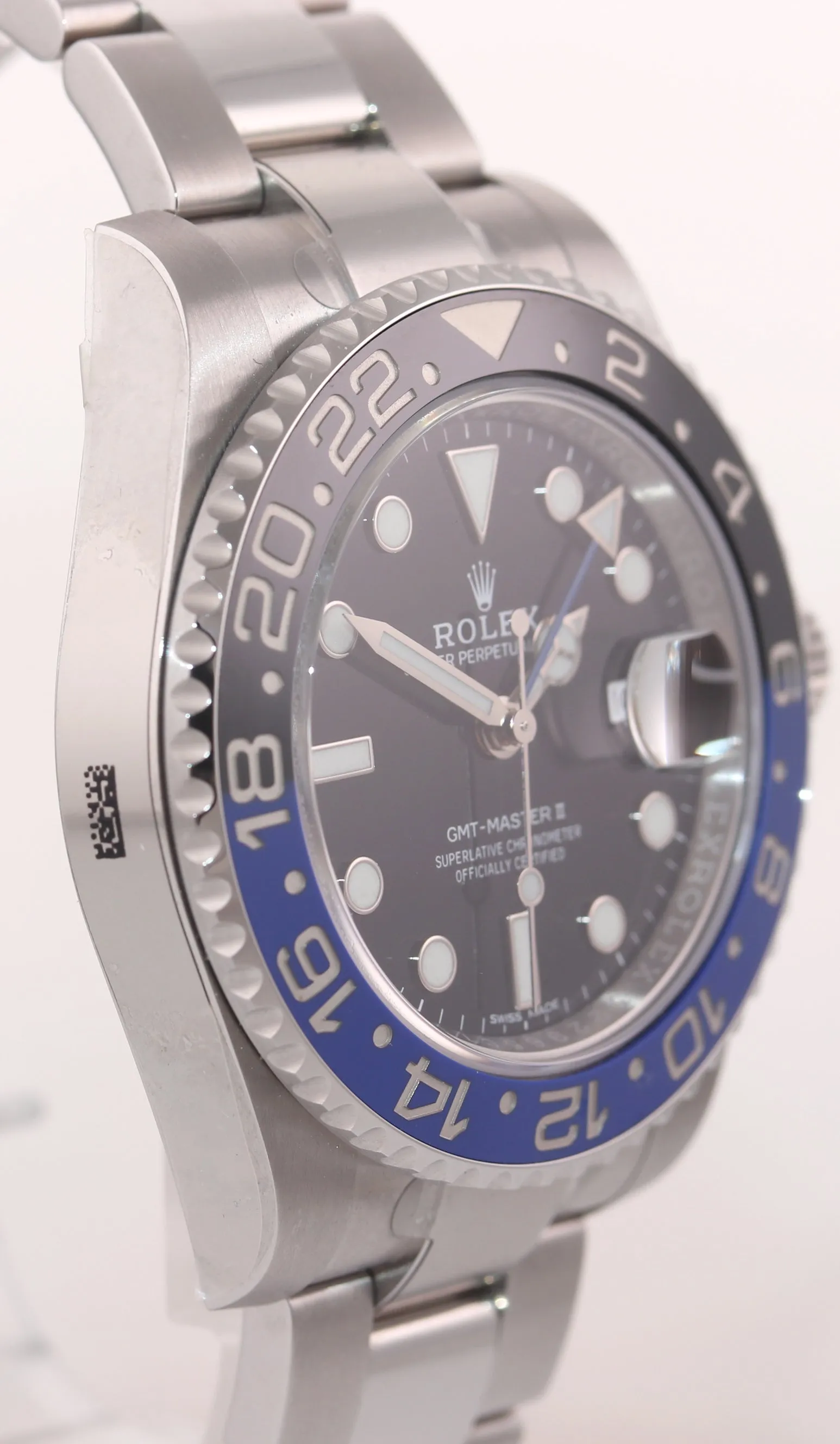 PAPERS 2019 Rolex GMT Master 2 116710 BLNR Steel Ceramic Batman Blue Watch Box