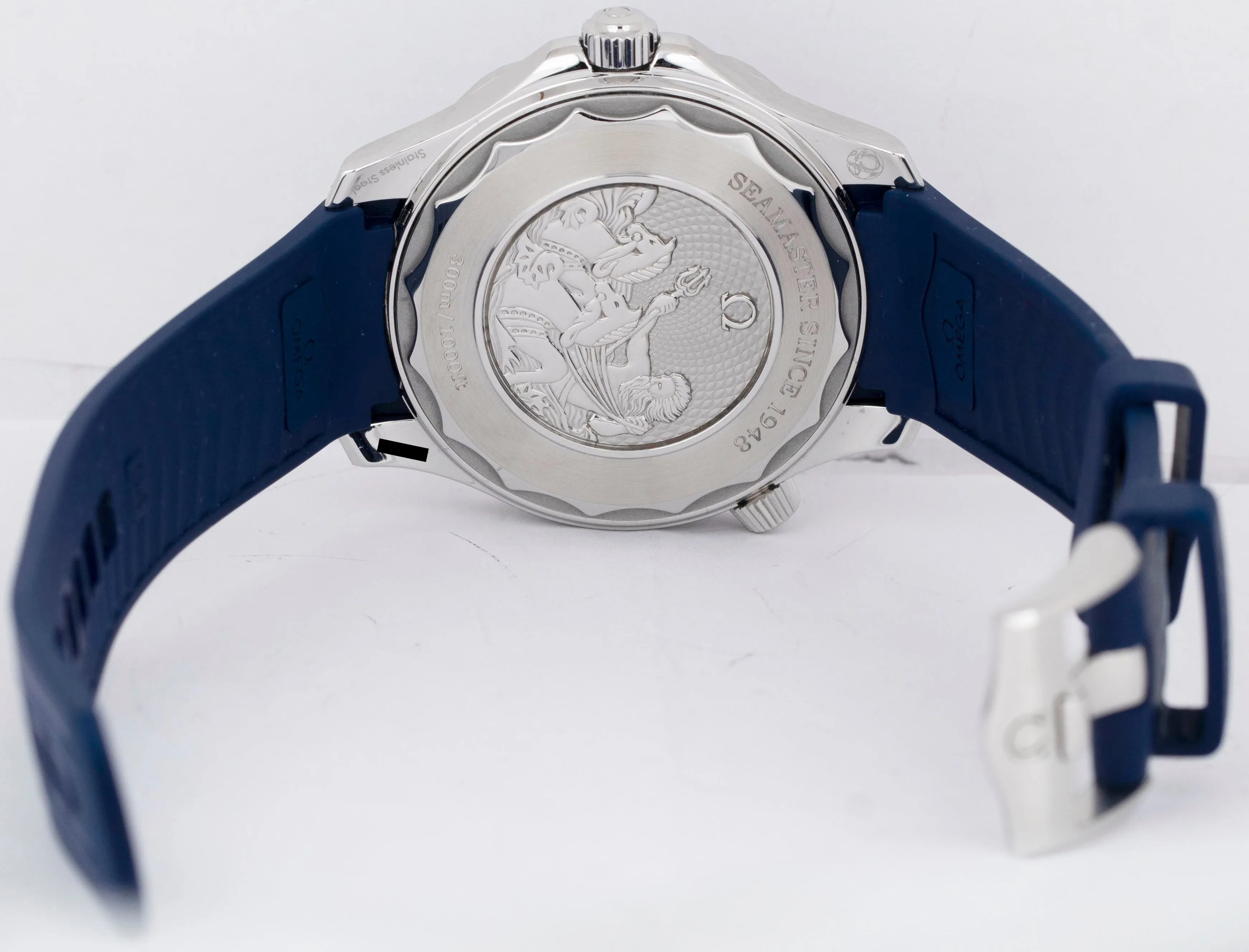 PAPERS Omega Seamaster 42mm Blue Ceramic Steel Watch 210.32.42.20.03.002 B P
