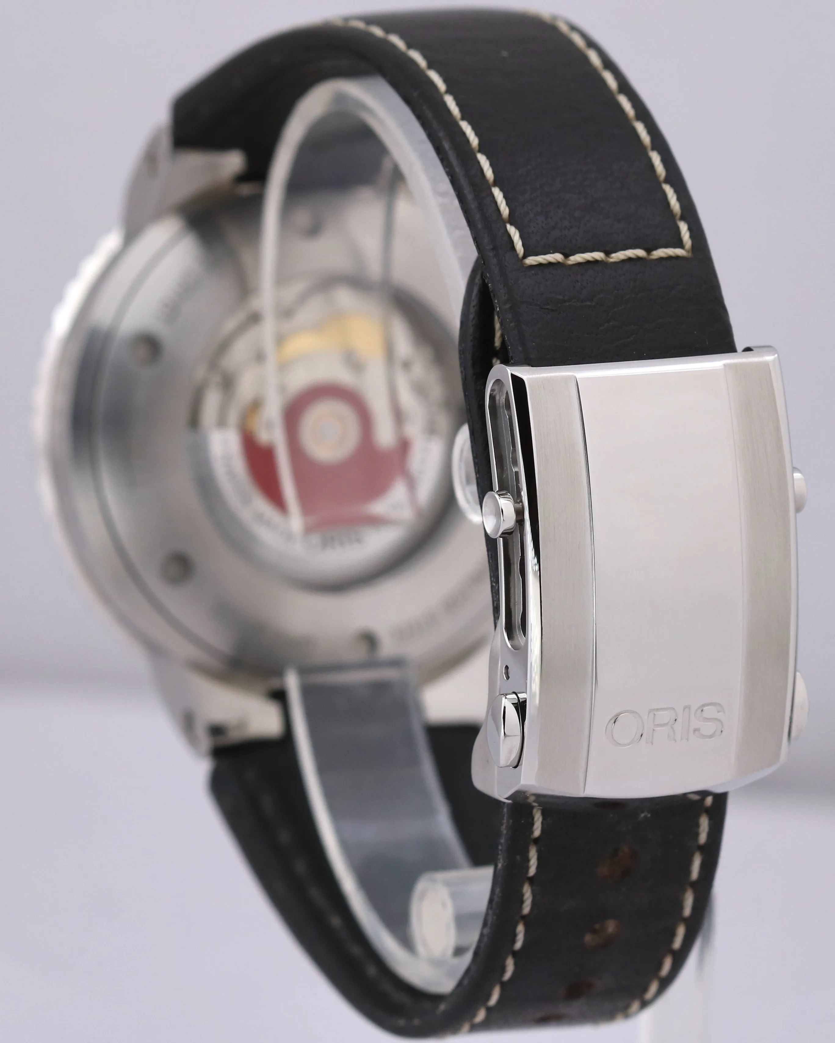 PAPERS Oris Aquis GREEN Steel 43.5mm 01 733 7730 4157-07 5 24 10E Watch BOX