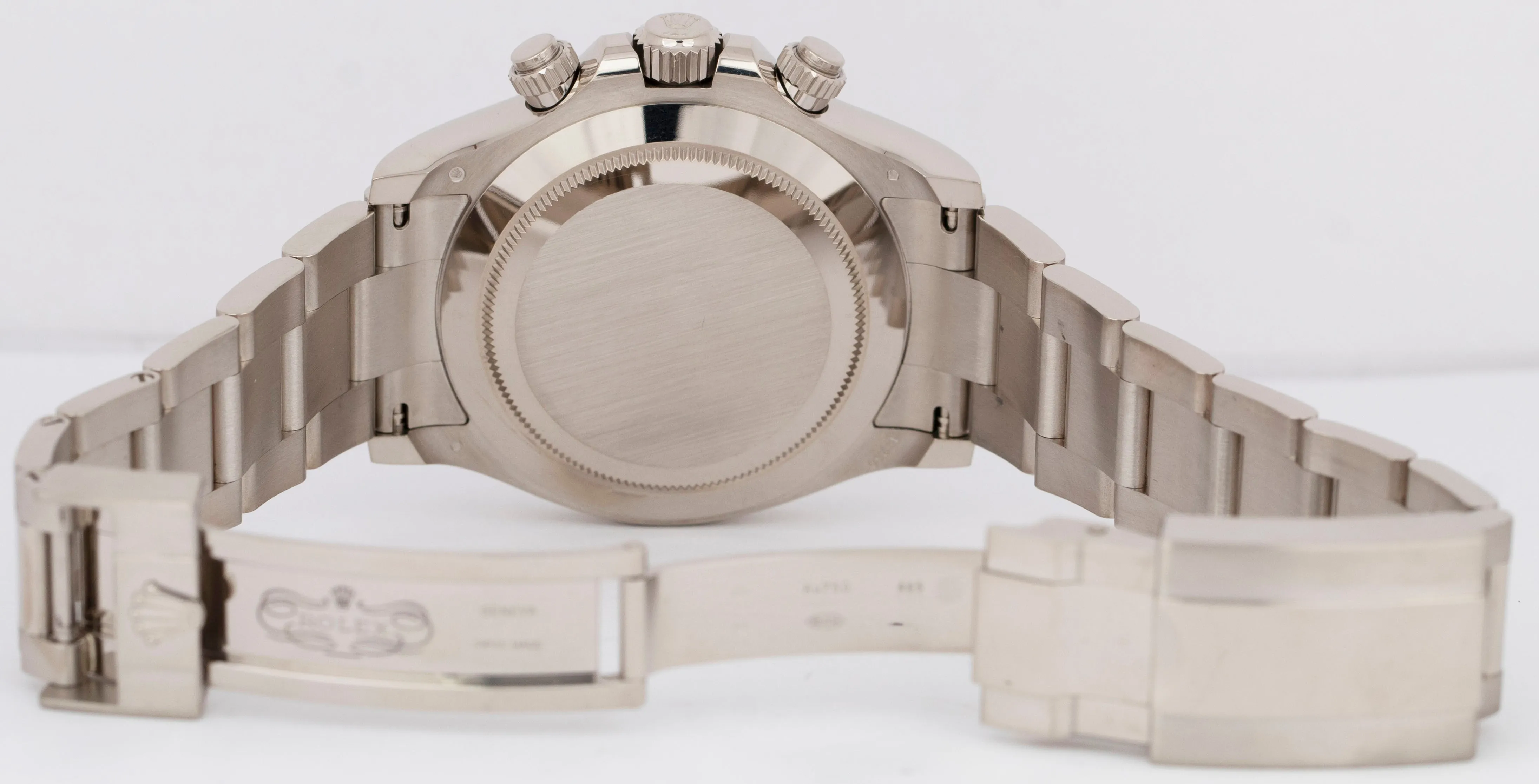 PAPERS Rolex Daytona Cosmograph Blue 18K White Gold Oyster Watch 116509 B P