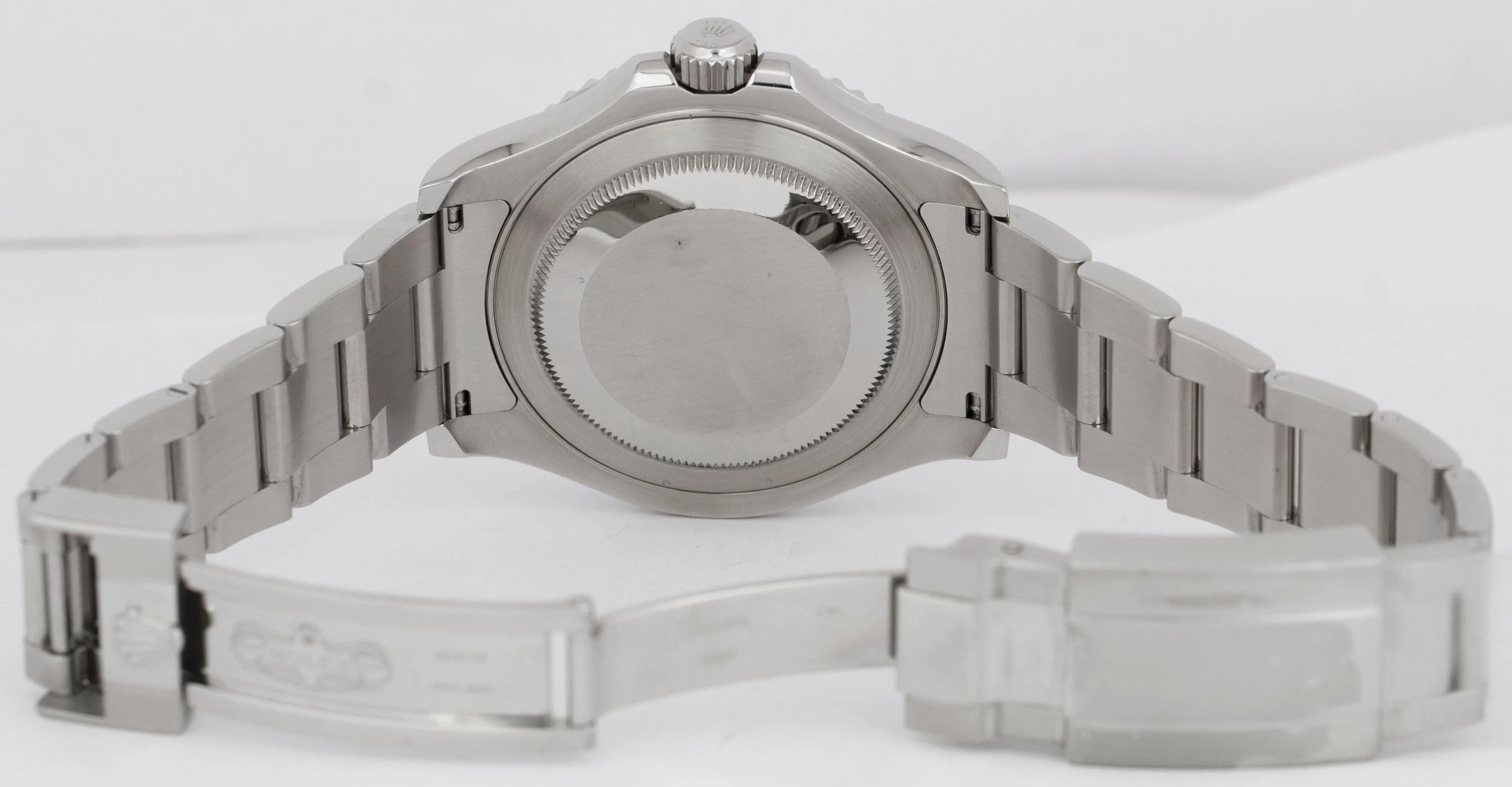 PAPERS Rolex Yacht-Master Platinum BLUE 40mm Stainless Steel Watch 116622 BOX