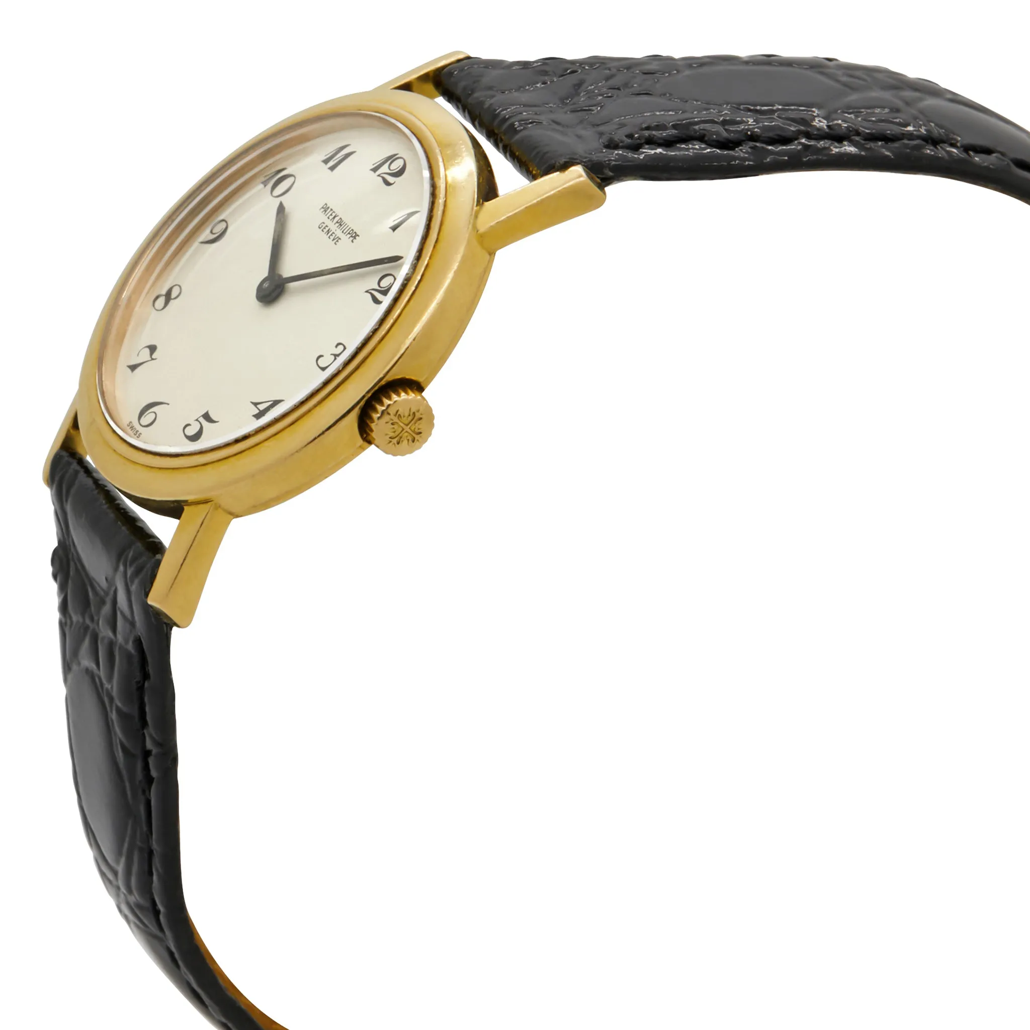 Patek Philippe Calatrava 4184J Beige Dial Manual Wind Women's Watch