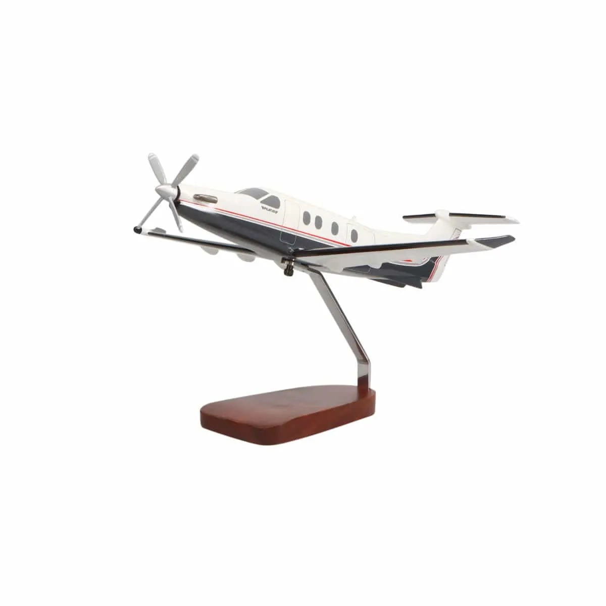 Pilatus PC-12 NG Large Mahogany Model