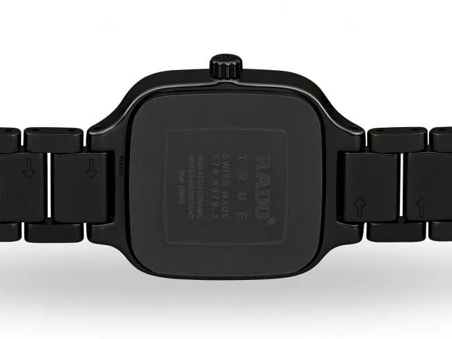 RADO True Square Black Ceramic Women's Watch R27080162
