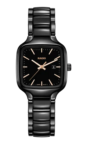 RADO True Square Black Ceramic Women's Watch R27080162