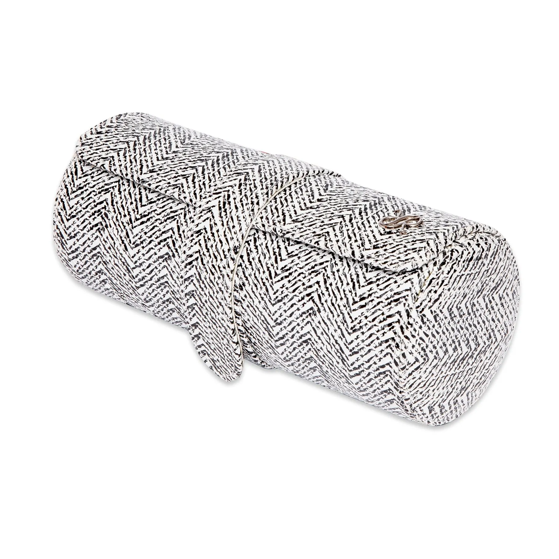 Rapport - Marlow Triple Watch Roll in White Herringbone | D148