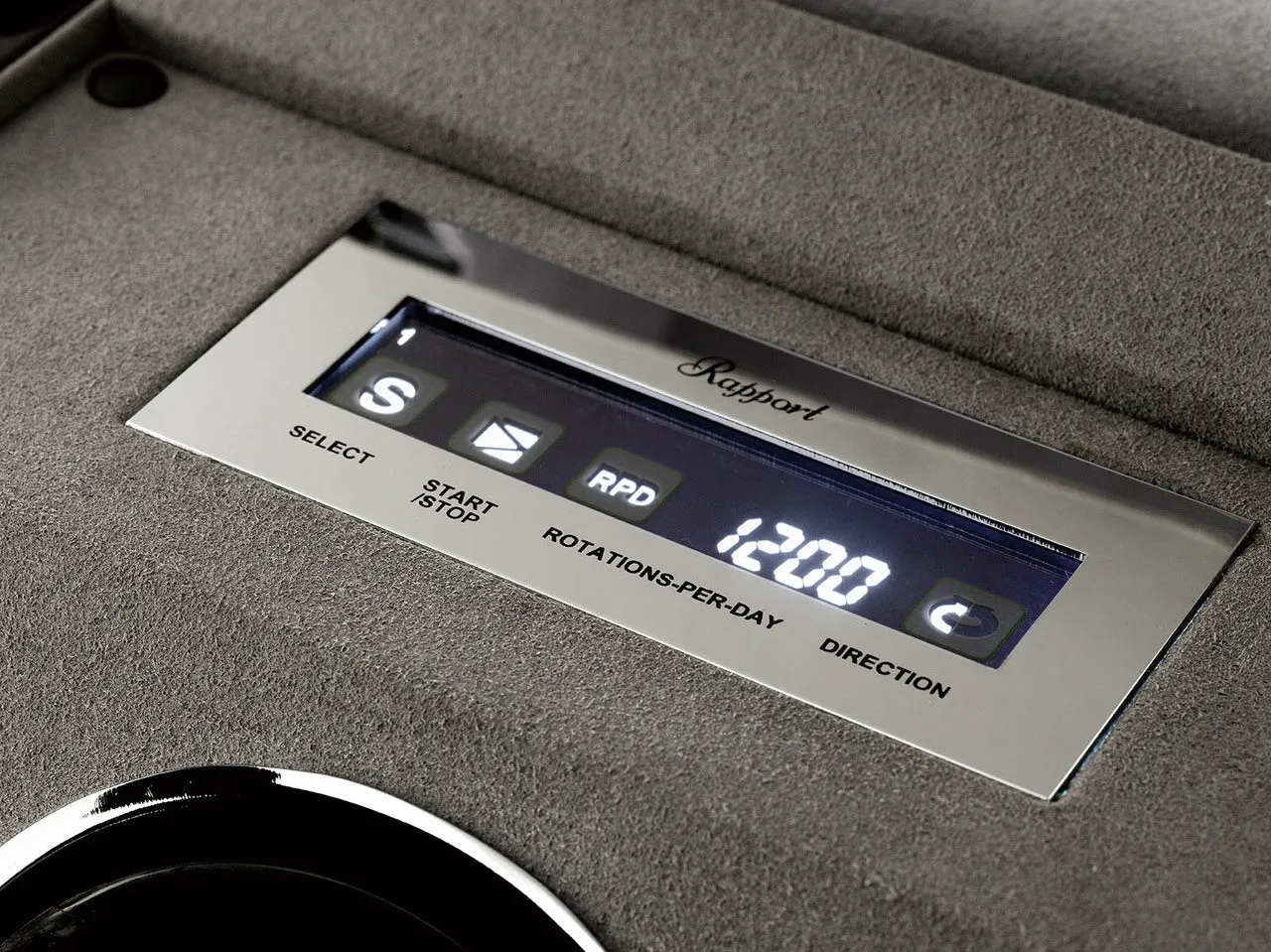Rapport Perpetua III Single Watch Winder - Black