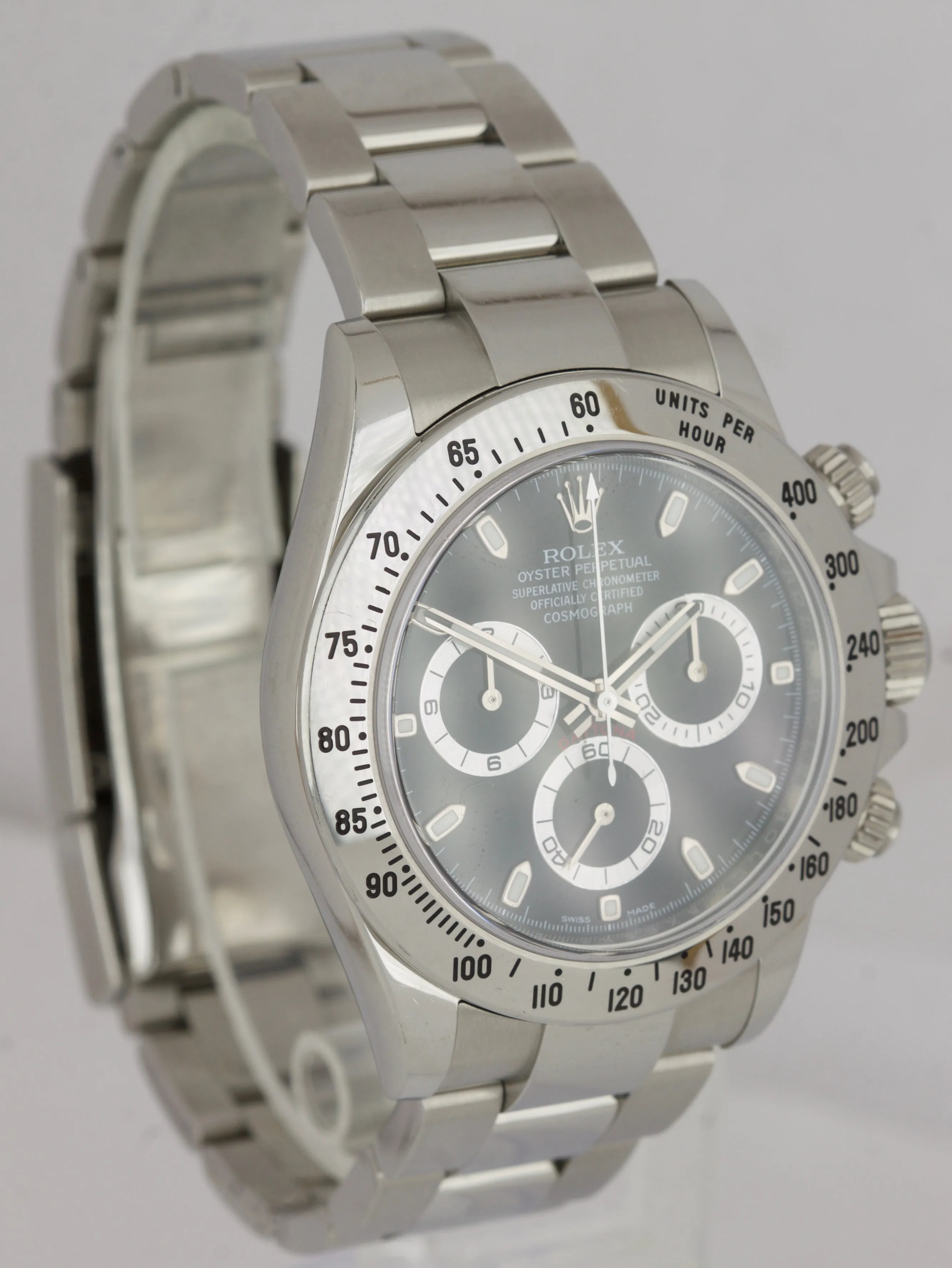RARE 2018 UNPOLISHED Rolex Daytona RANDOM SERIAL REHAUT CHROMALIGHT Black 116520