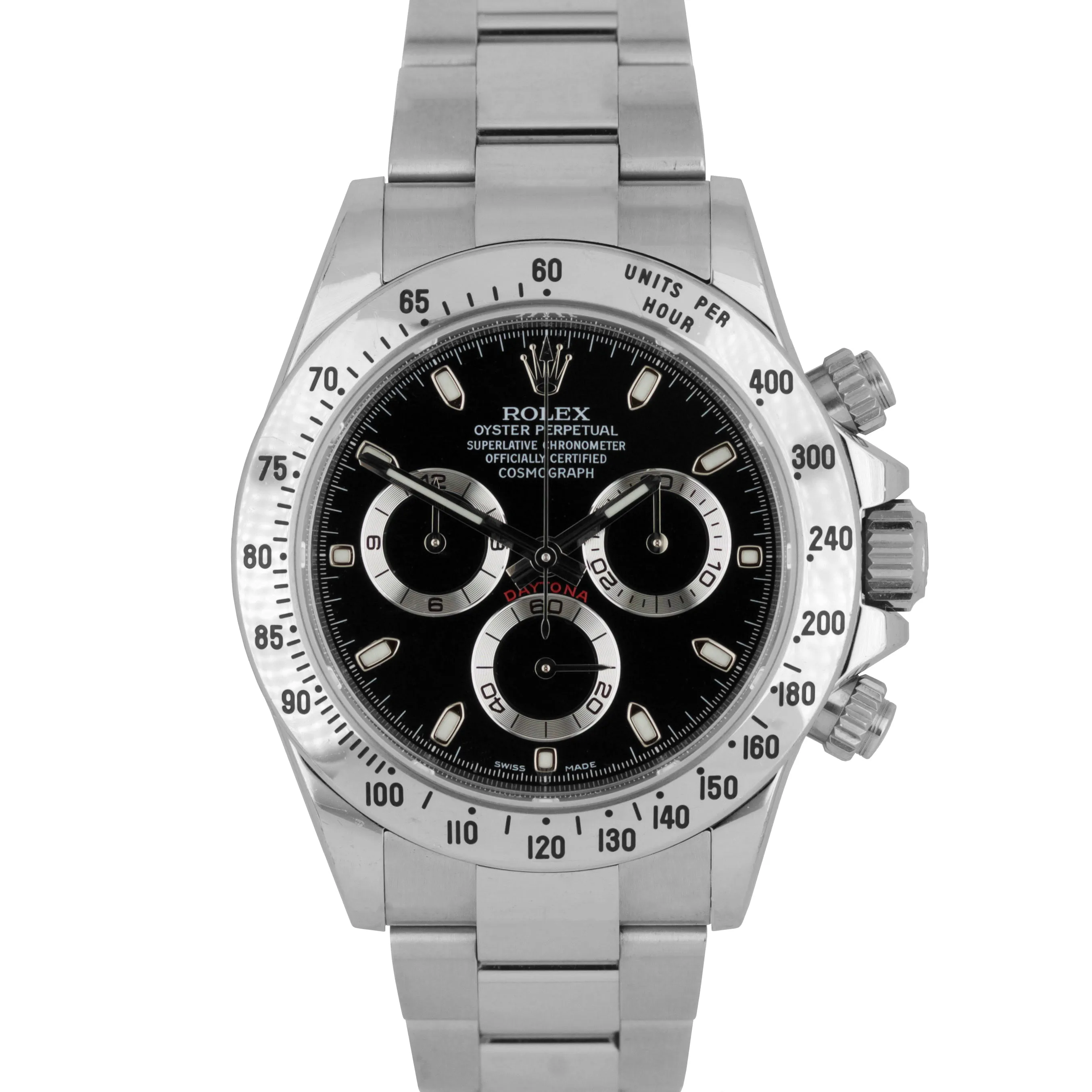 RARE 2018 UNPOLISHED Rolex Daytona RANDOM SERIAL REHAUT CHROMALIGHT Black 116520