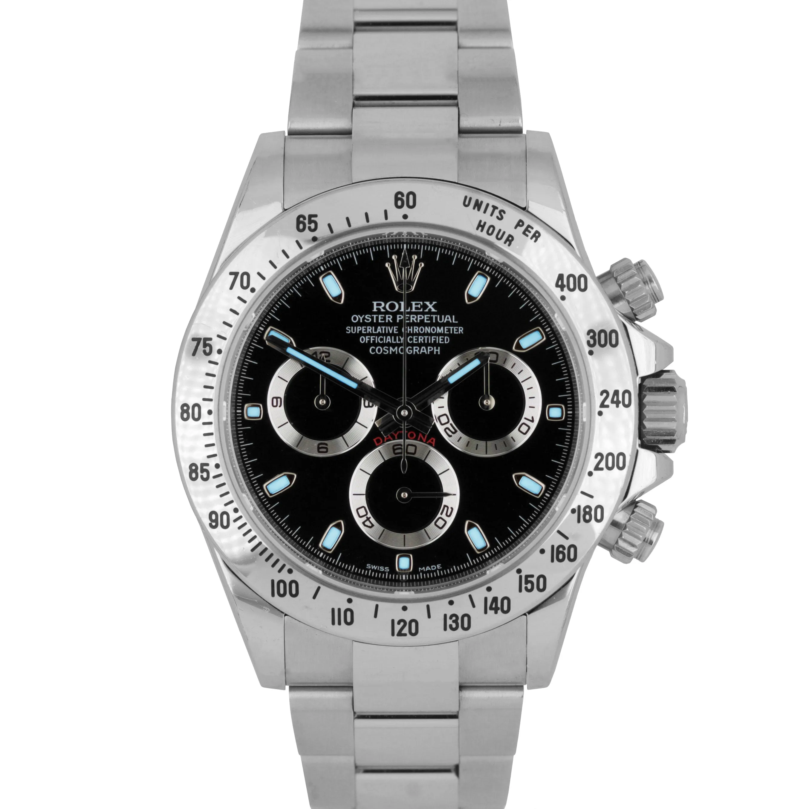 RARE 2018 UNPOLISHED Rolex Daytona RANDOM SERIAL REHAUT CHROMALIGHT Black 116520