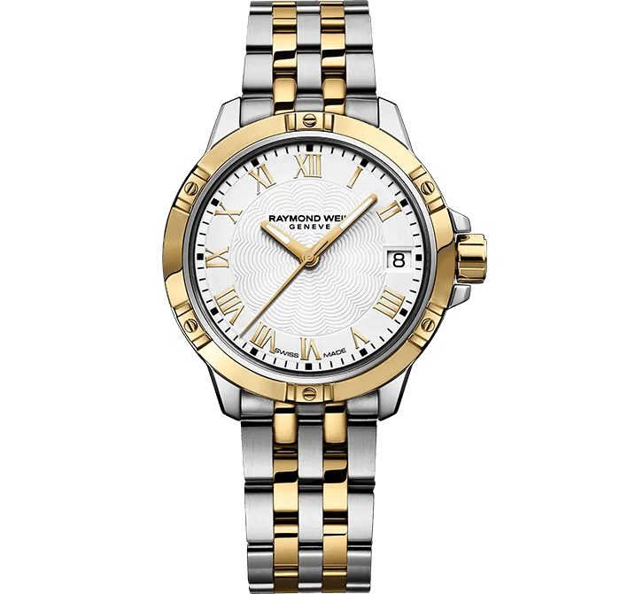 Raymond Weil 5960-STP-00308 Tango Classic Ladies Quartz Two-Tone Gold Steel Bracelet Watch