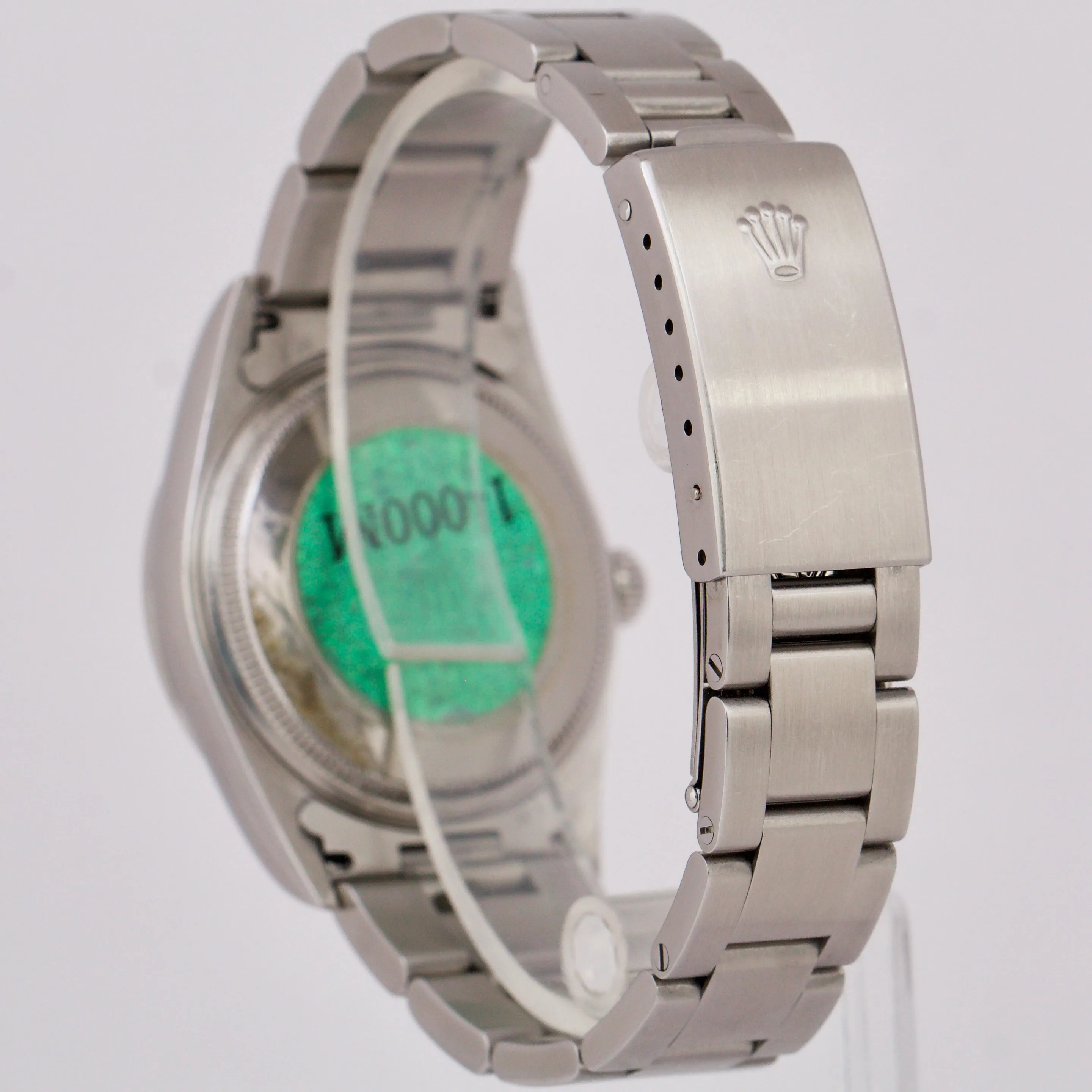 Rolex Air-King Precision BLACK Stainless Steel 34mm Automatic Watch 14000M