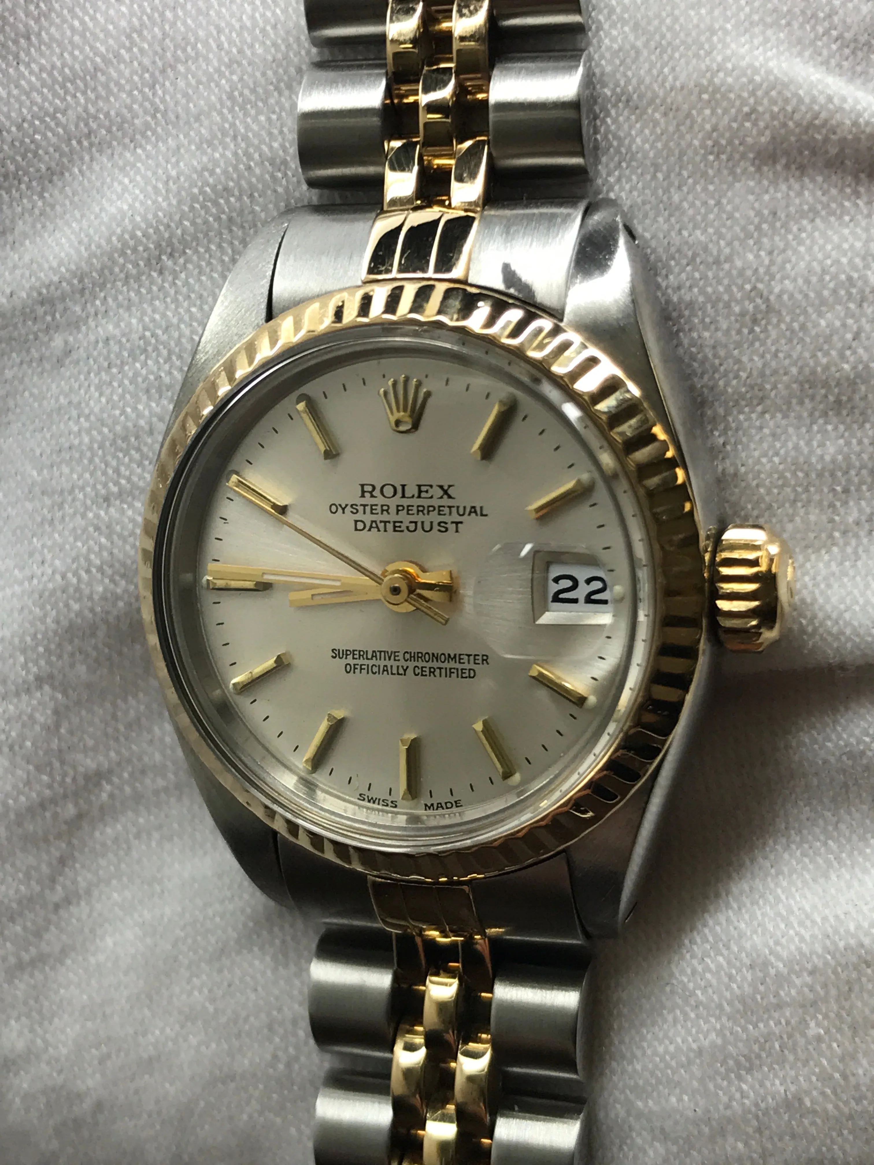 Rolex Datejust 26mm 6917 Silver Dial Automatic Women's Watch