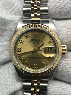 Rolex Datejust 26mm 79173 Champagne Dial Automatic Women's Watch