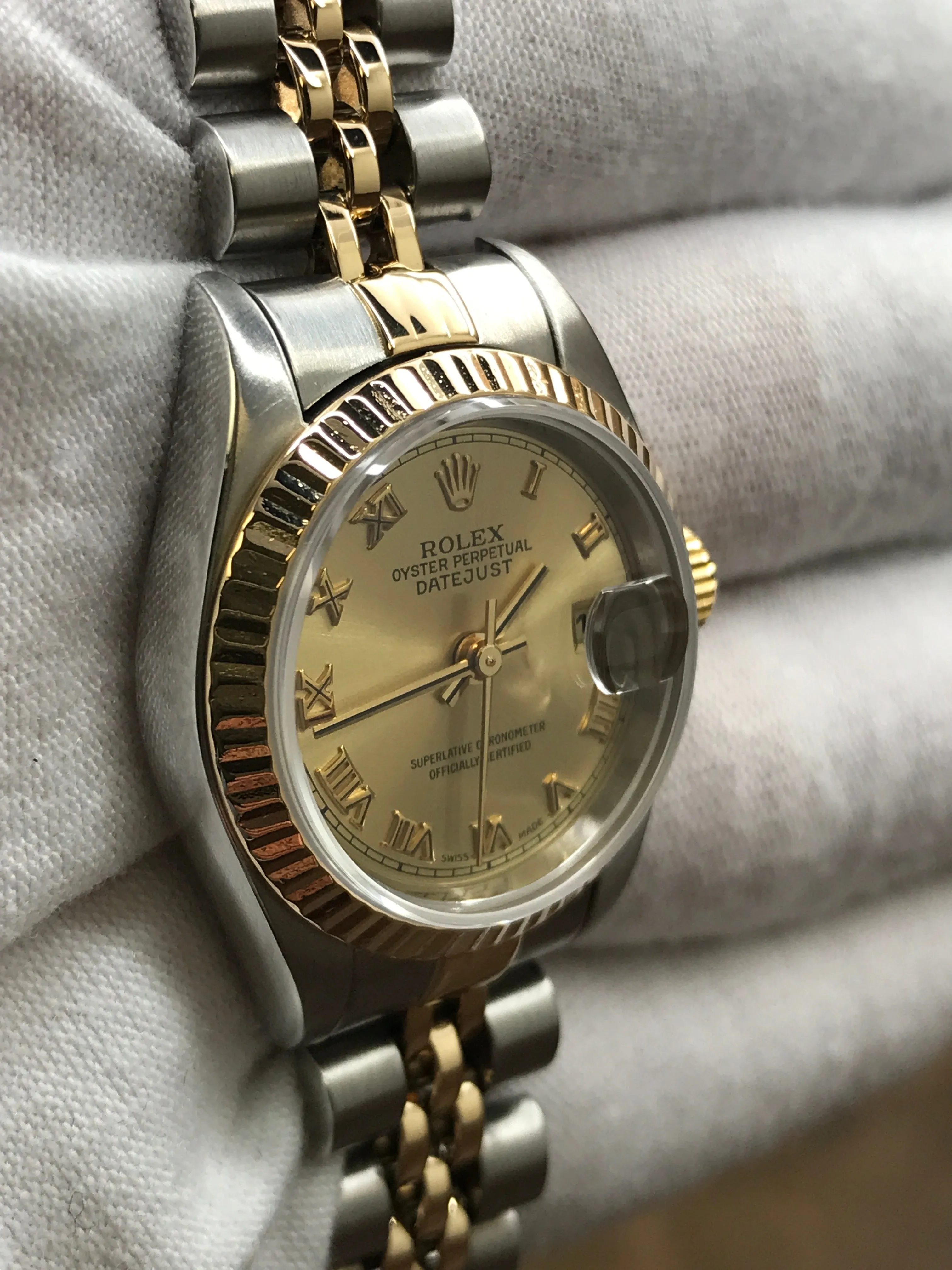 Rolex Datejust 26mm 79173 Champagne Dial Automatic Women's Watch