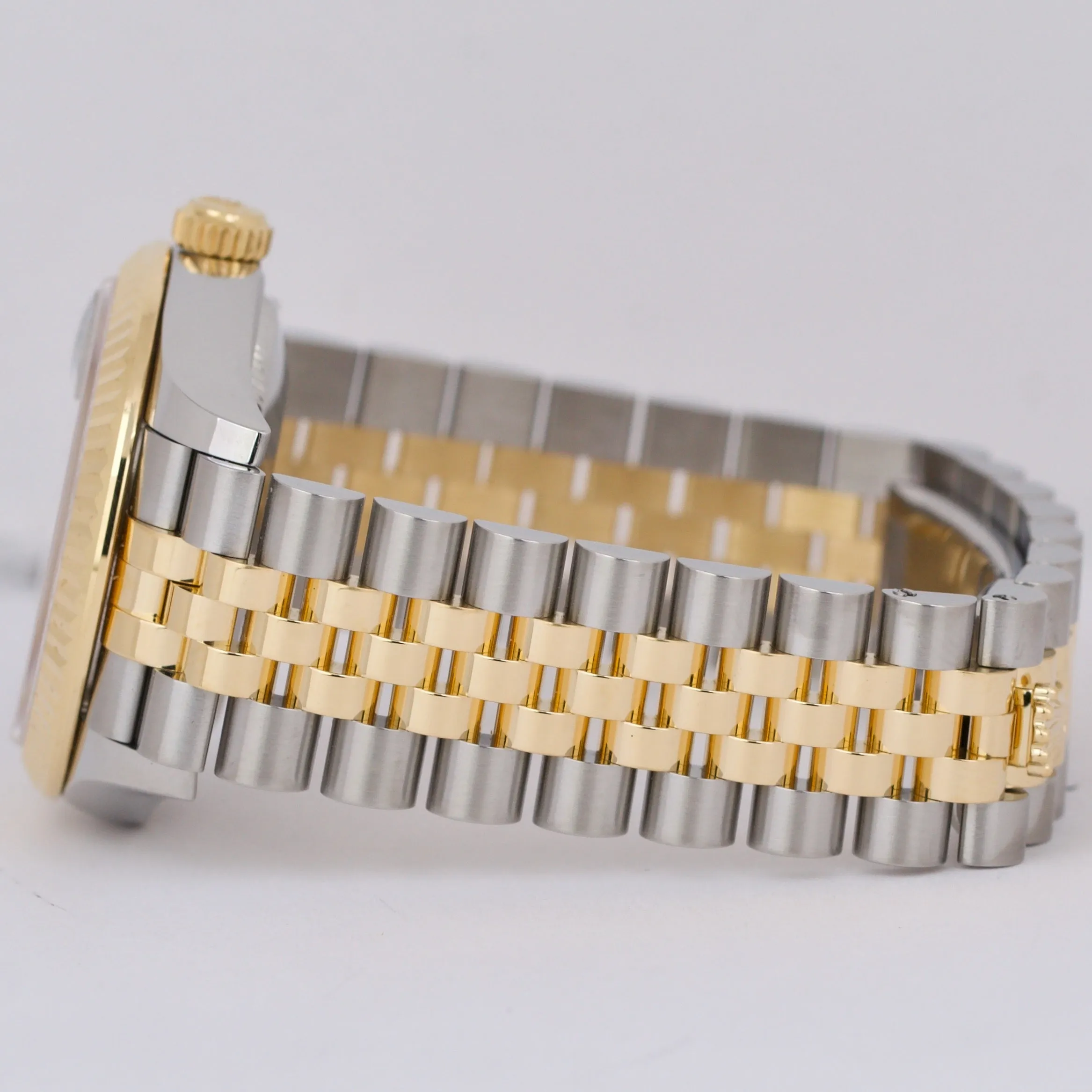 Rolex Datejust 31mm 18k Gold Steel MOTHER OF PEARL DIAMOND Jubilee 278273 BOX