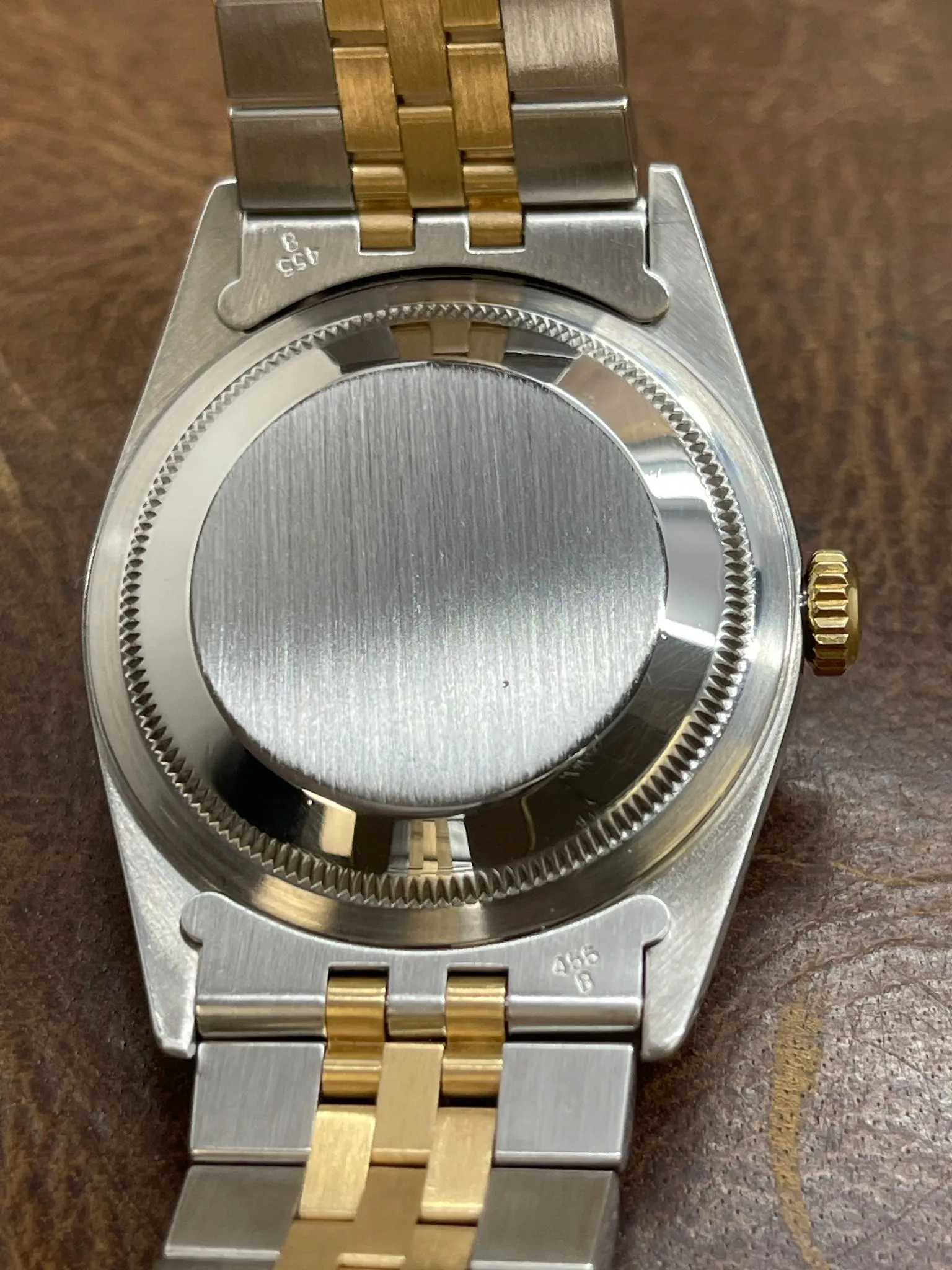 Rolex Datejust 36mm 16233 Champagne Linen Dial Automatic Watch