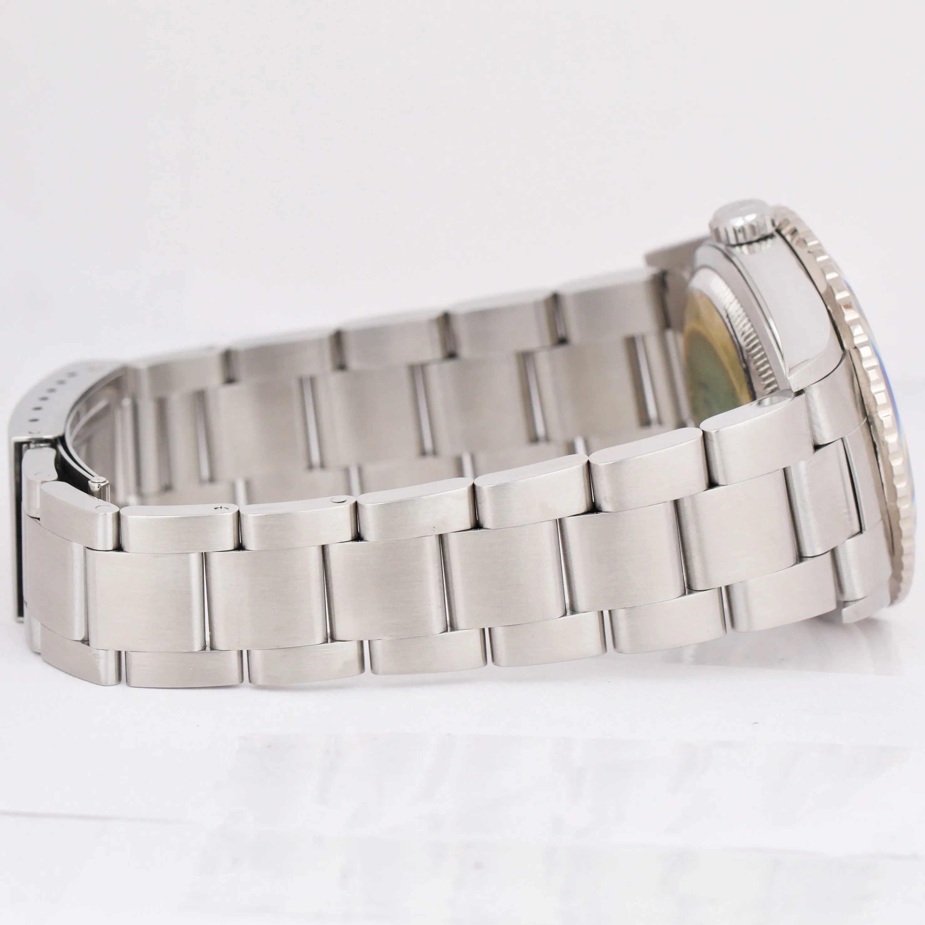 Rolex DateJust 36mm Turn-O-Graph Silver Roman Stainless Watch PAPERS 16264 B P