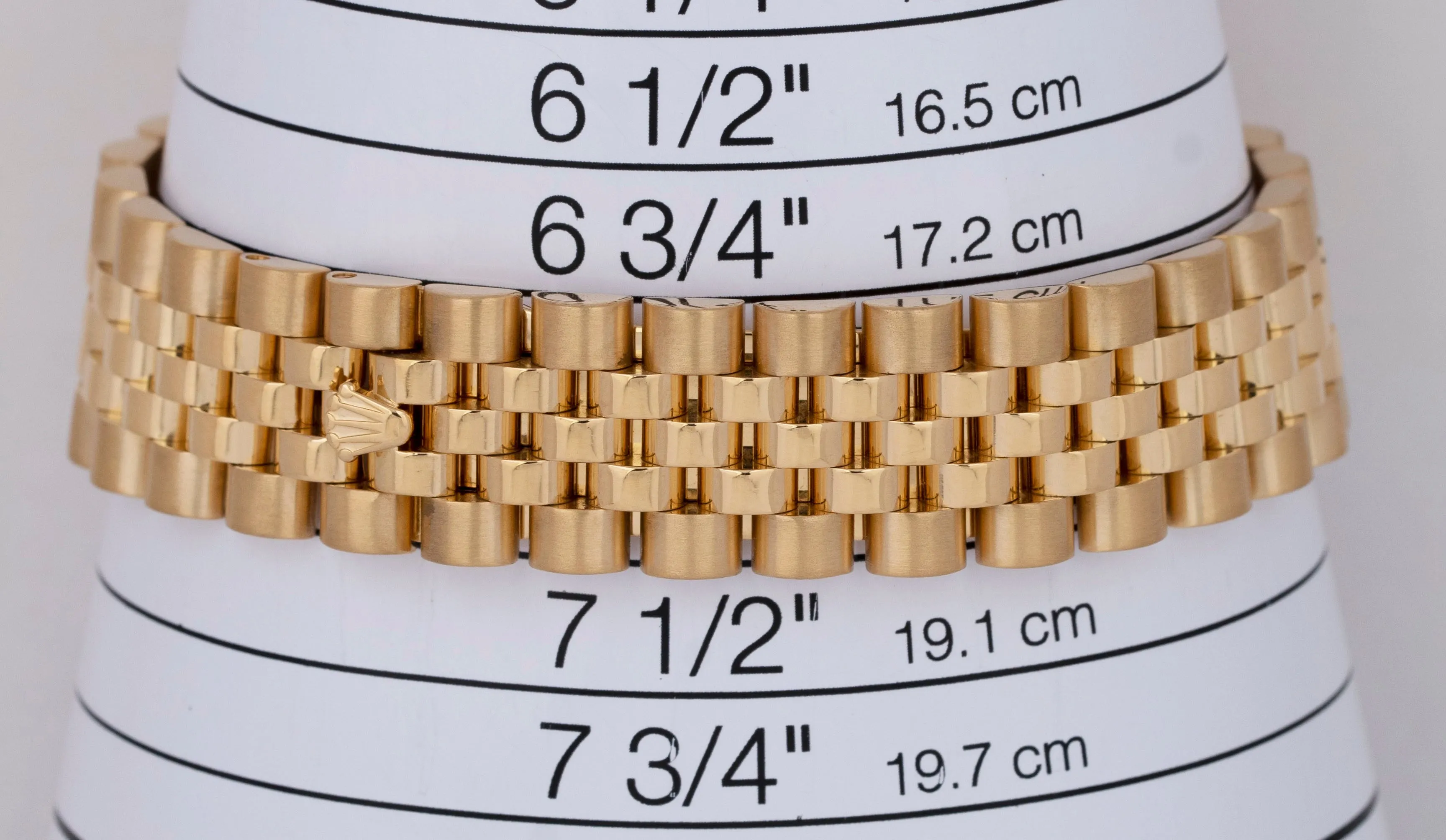 Rolex DateJust 36mm White Roman 18K Yellow Gold Smooth Jubilee Watch 116208
