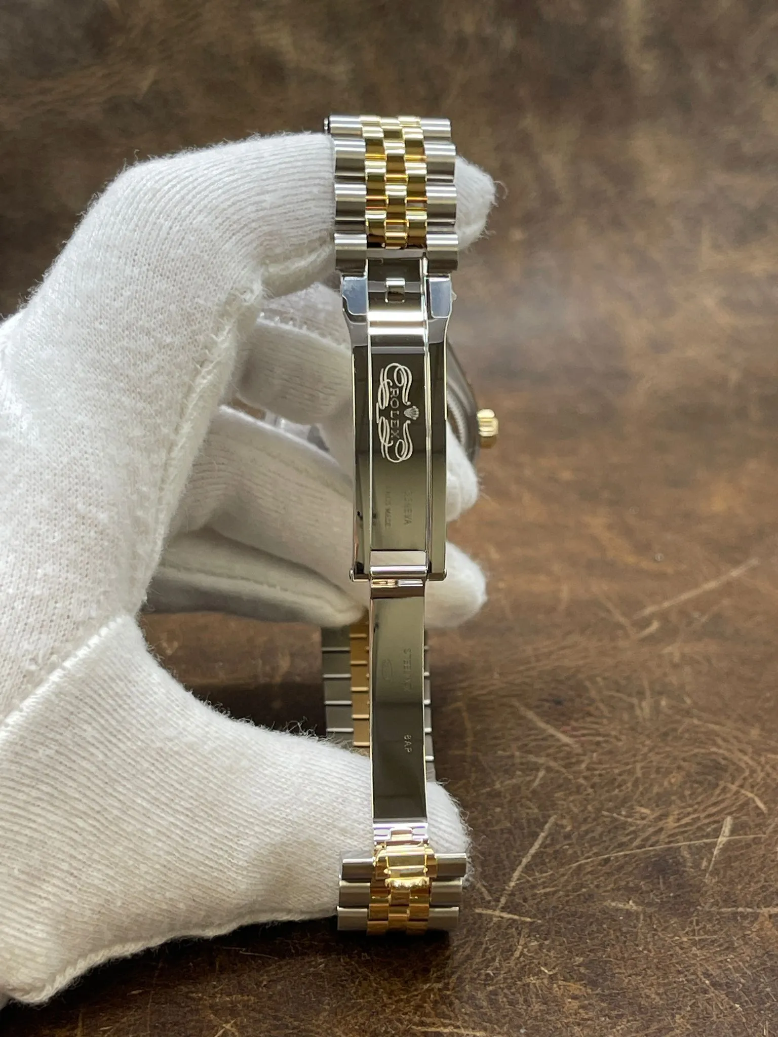 Rolex Datejust Midsize 31mm 278383RBR Olive Green Diamond Dial Automatic Women's Watch