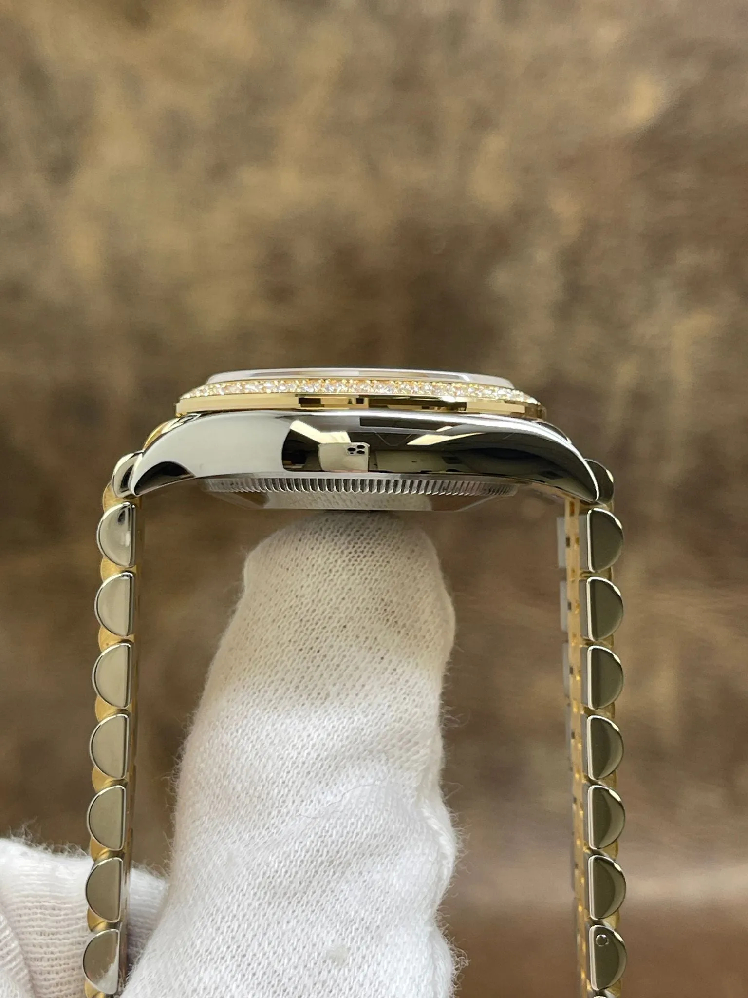 Rolex Datejust Midsize 31mm 278383RBR Olive Green Diamond Dial Automatic Women's Watch