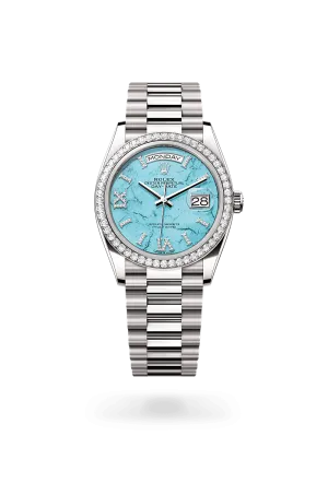Rolex Day-Date 36 in 18 kt white gold, M128349RBR-0031 | Walters & Hogsett