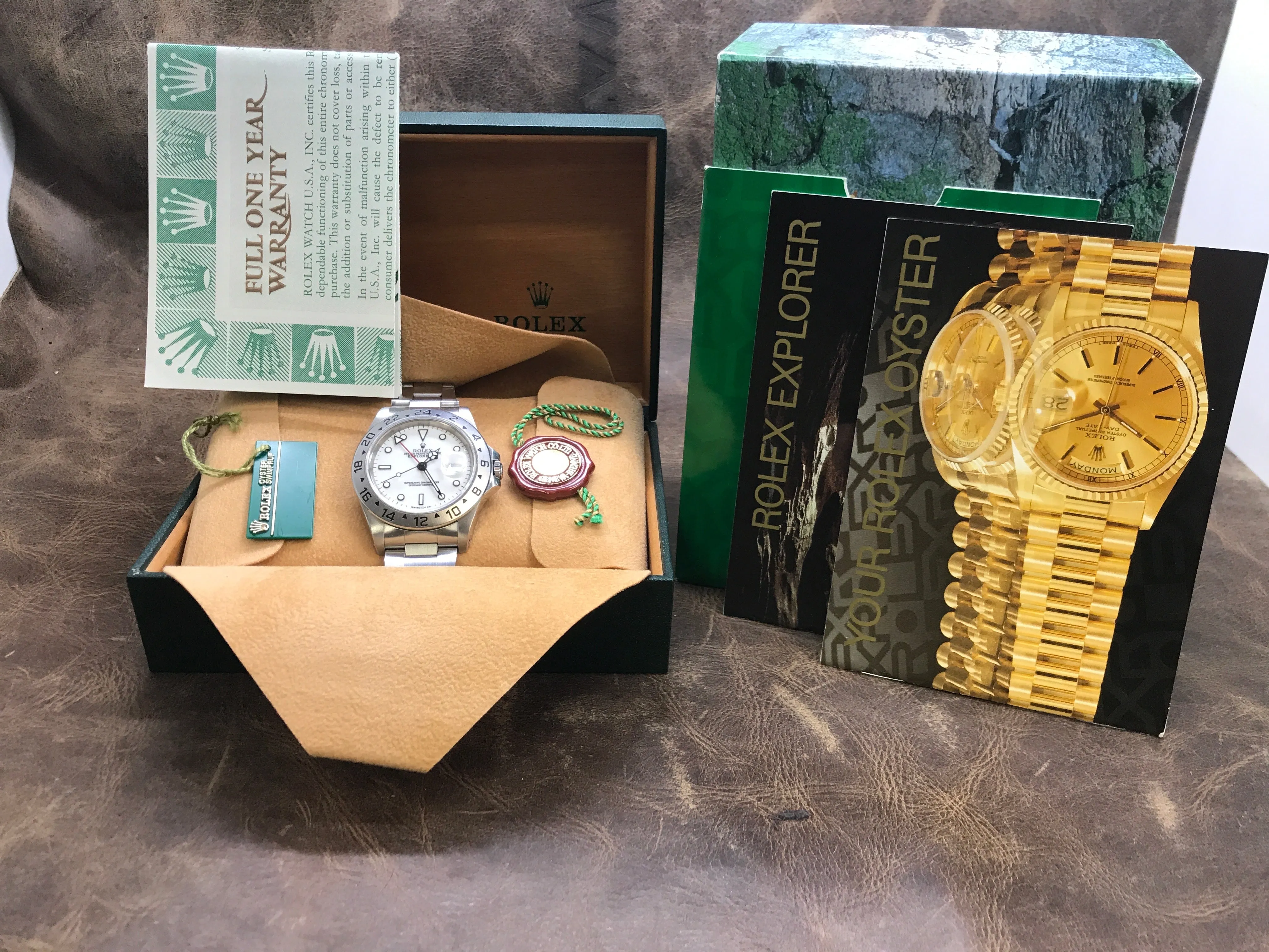 Rolex Explorer II 16570 White Dial Automatic Men's Watch