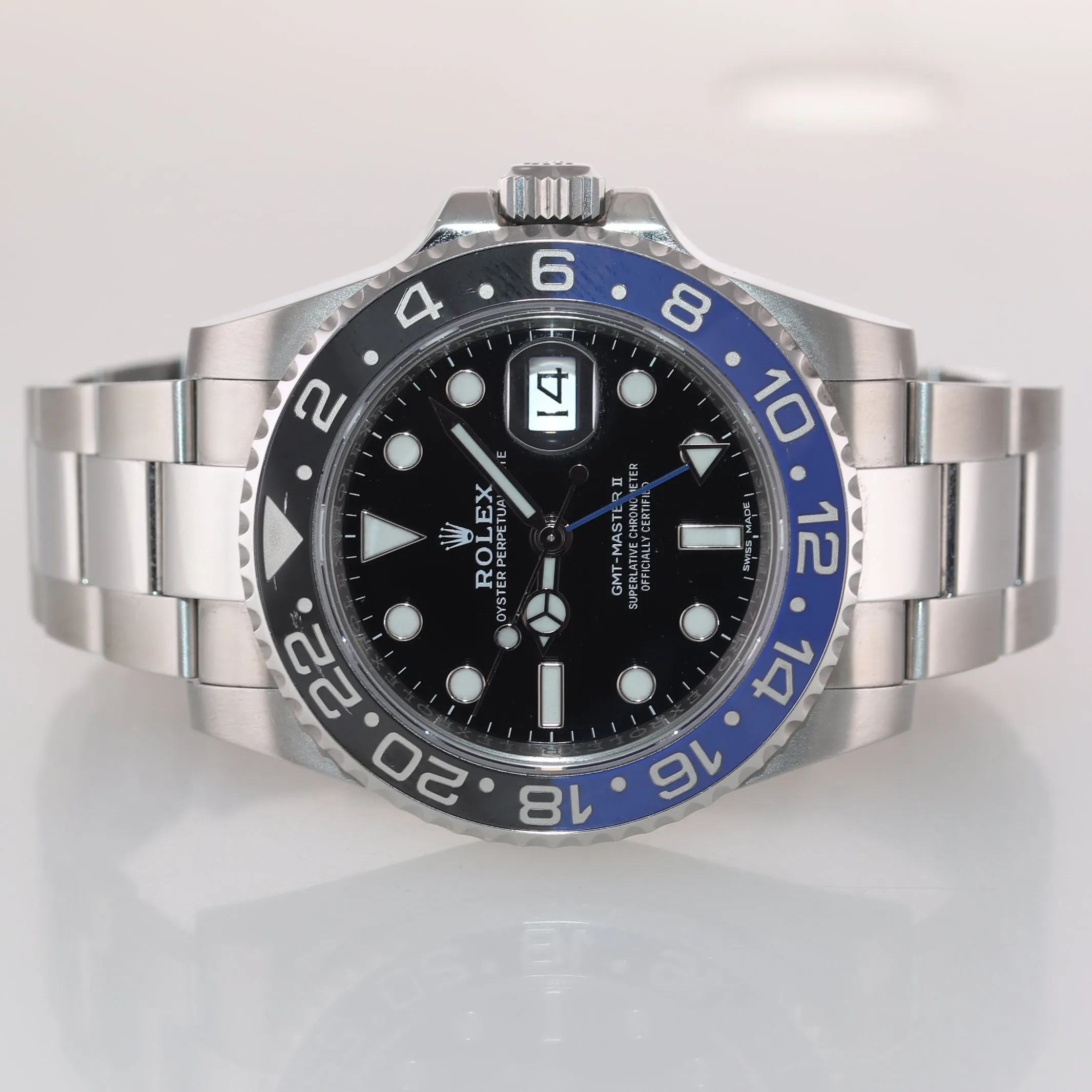 Rolex GMT Master II 116710 BLNR Steel Ceramic Batman Blue Watch Box
