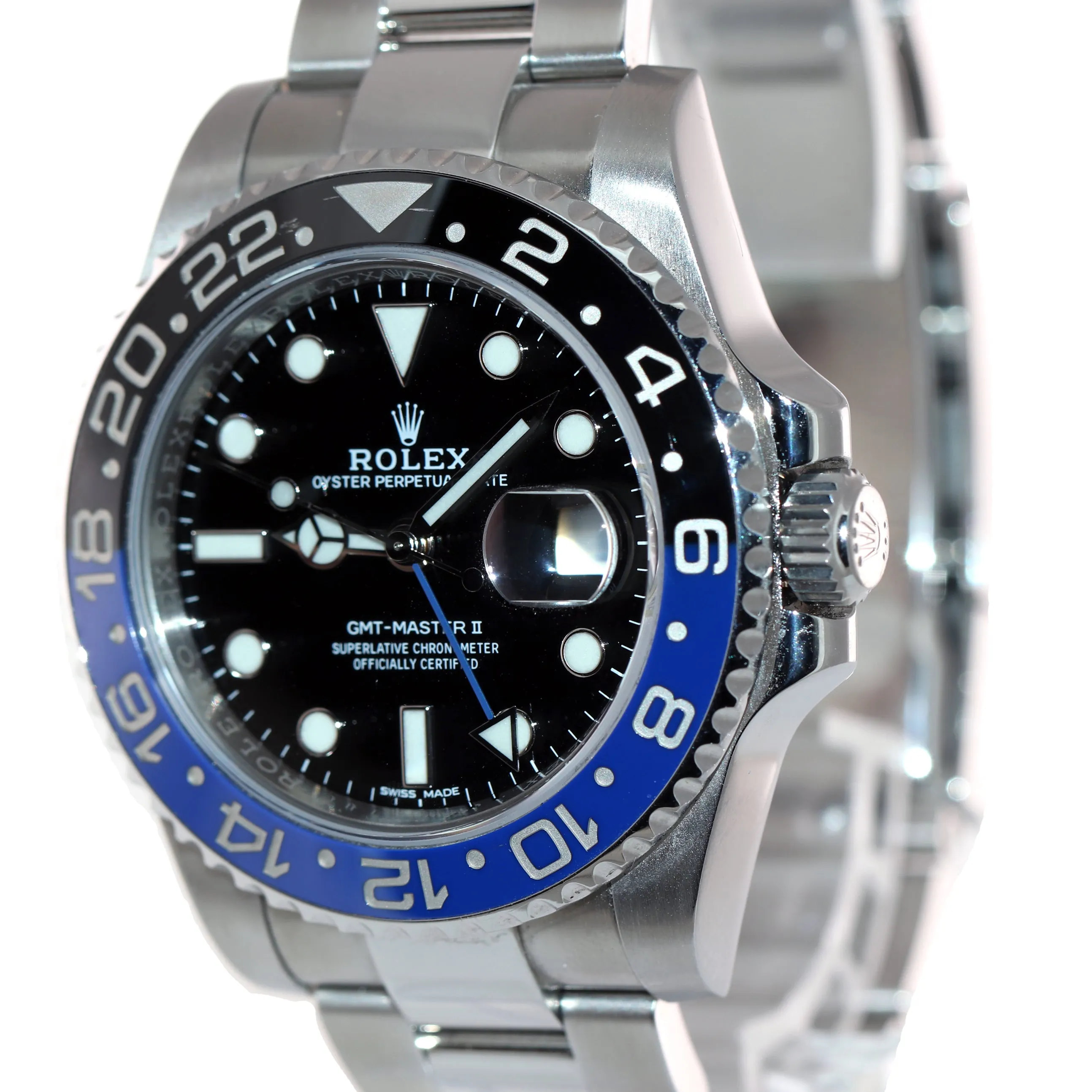 Rolex GMT Master II 116710 BLNR Steel Ceramic Batman Blue Watch Box