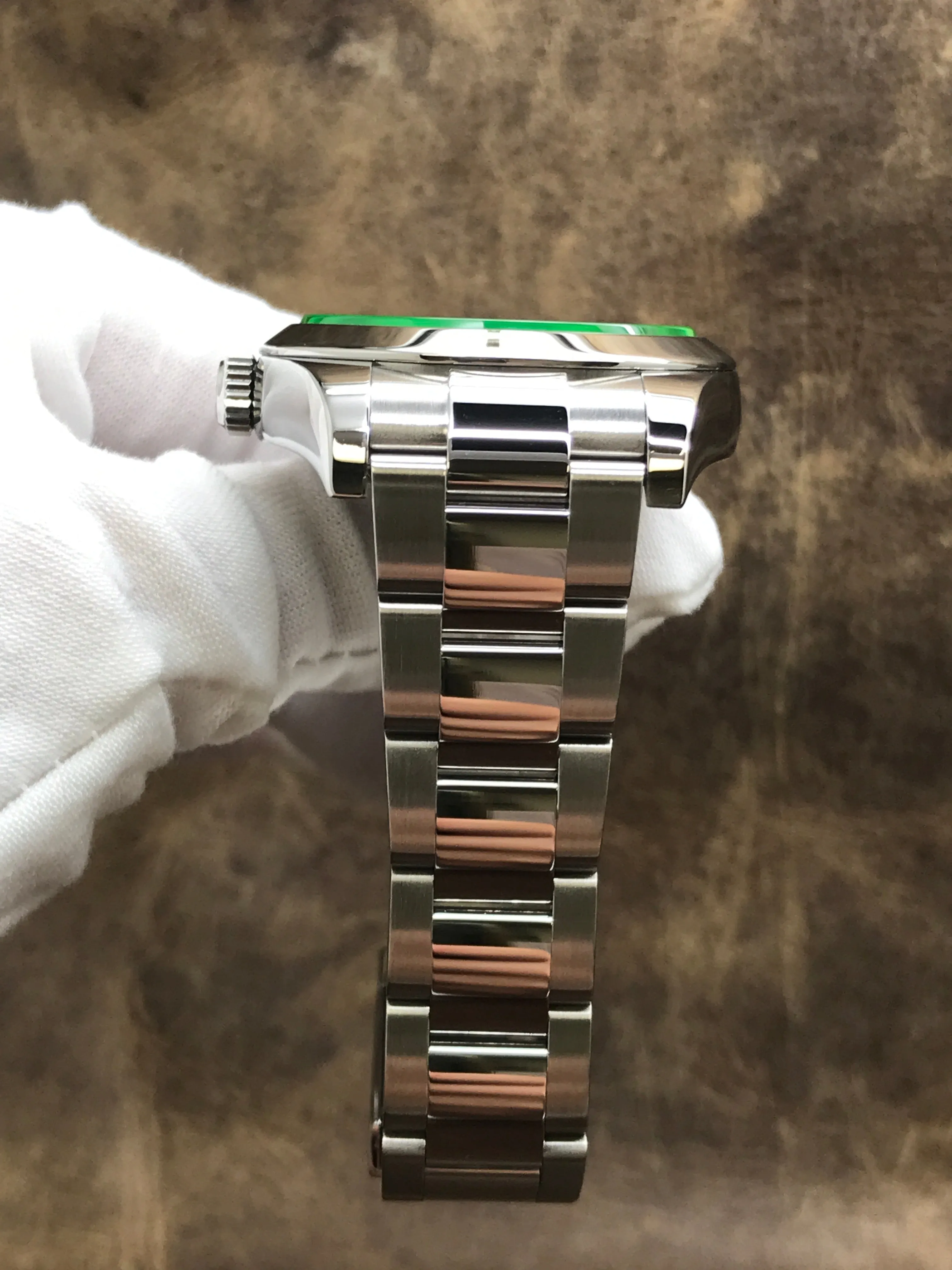 Rolex Green Milgauss 116400GV Blue Dial Automatic Men's Watch