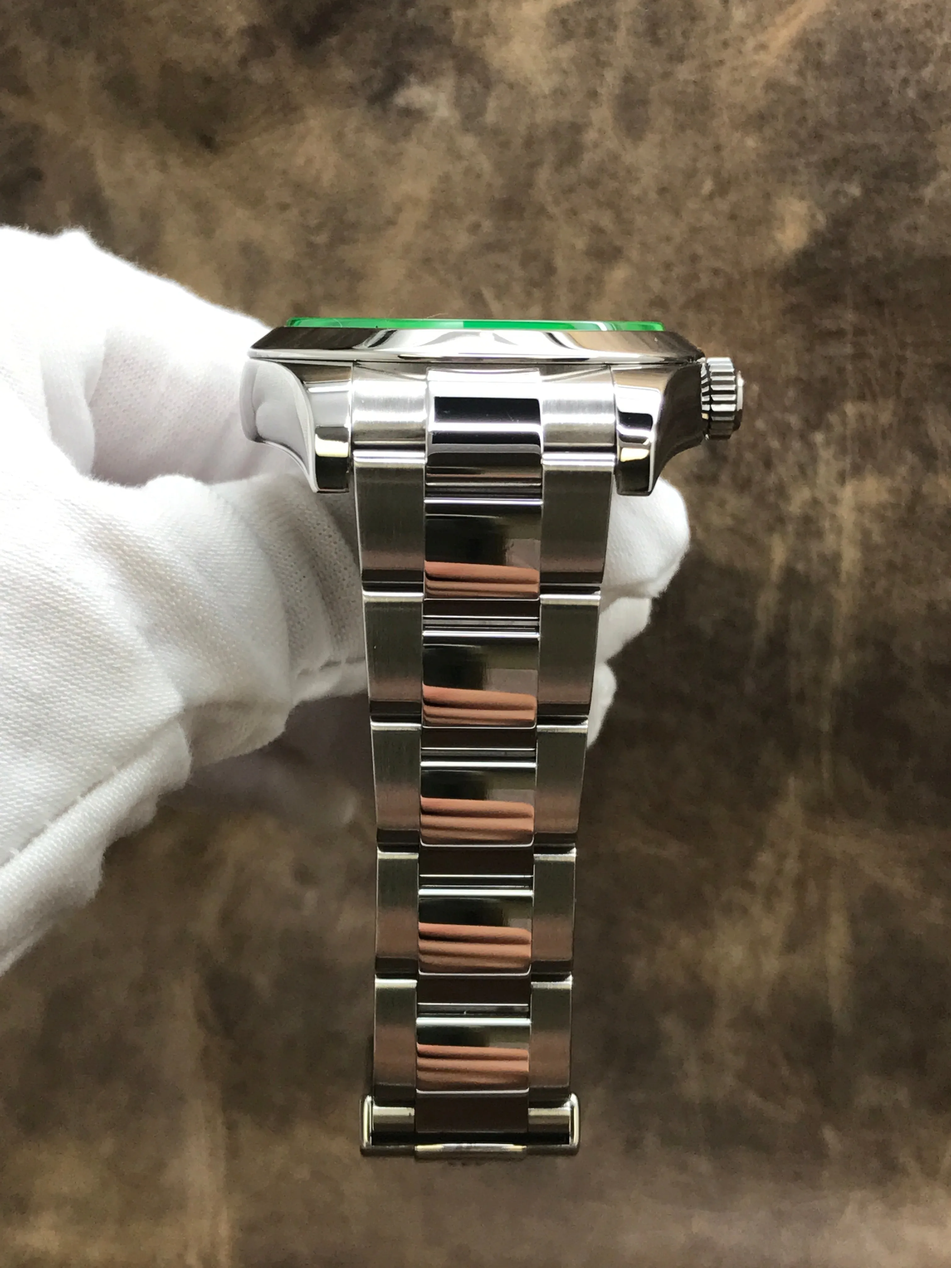 Rolex Green Milgauss 116400GV Blue Dial Automatic Men's Watch