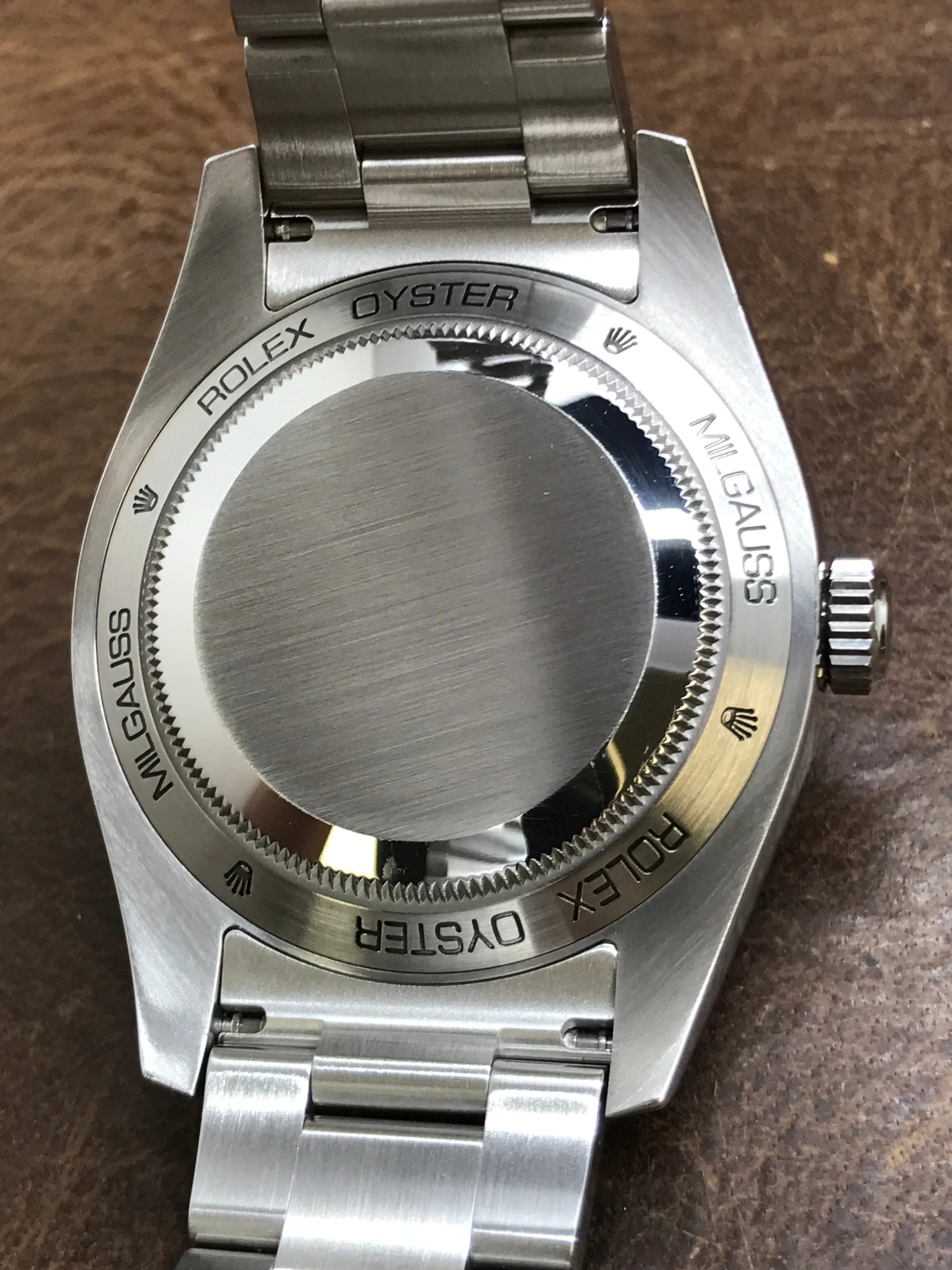 Rolex Green Milgauss 116400GV Blue Dial Automatic Men's Watch