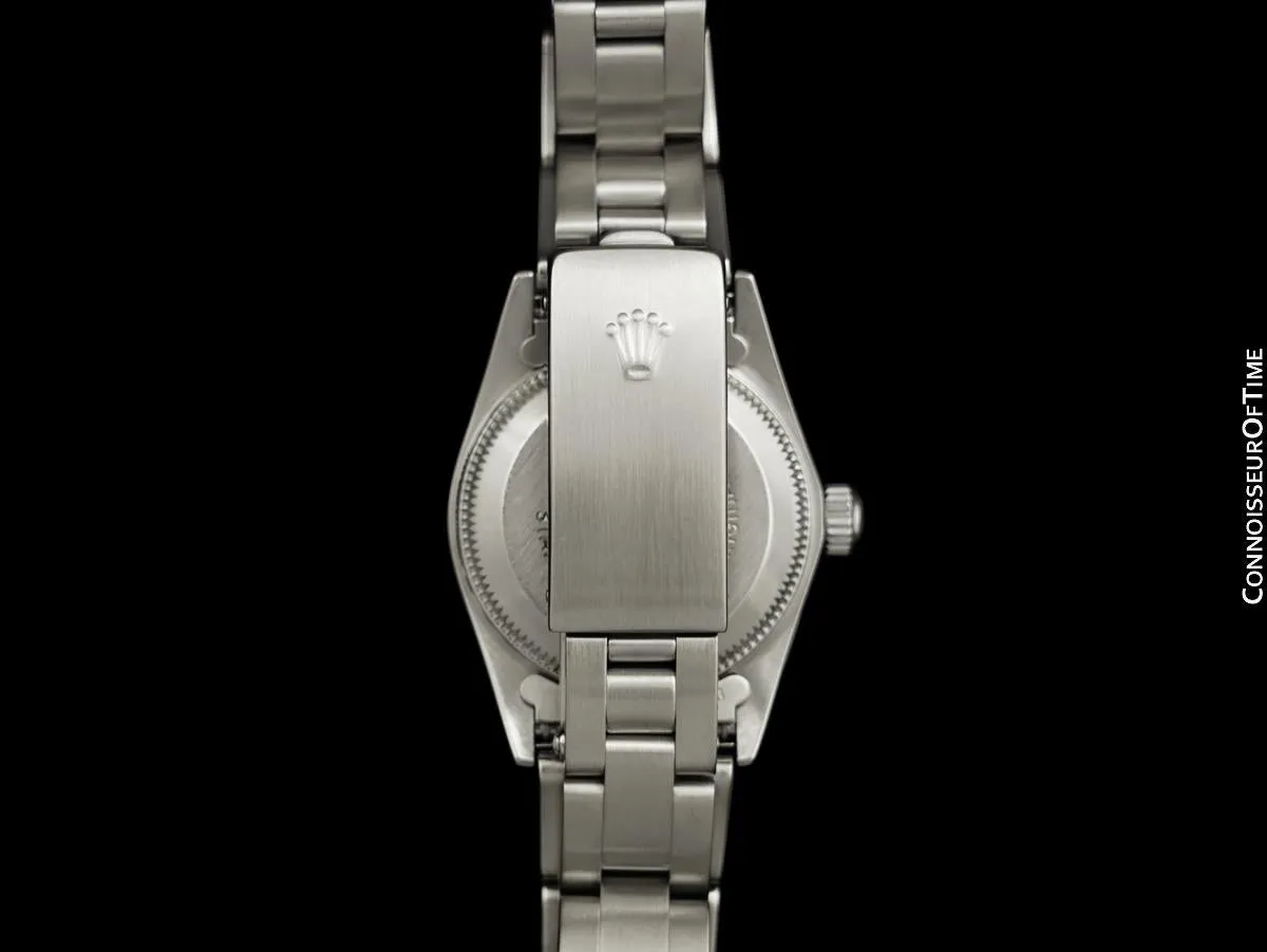 Rolex Ladies Oyster Perpetual No Date Watch with Pink Dial, Ref. 76080 - Stainless Steel
