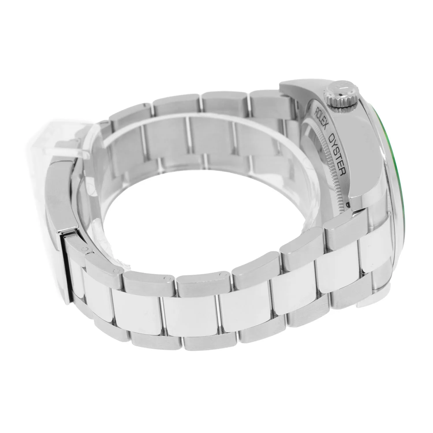 Rolex Milgauss 40mm Stainless Steel Green Crystal Blue Dial 116400