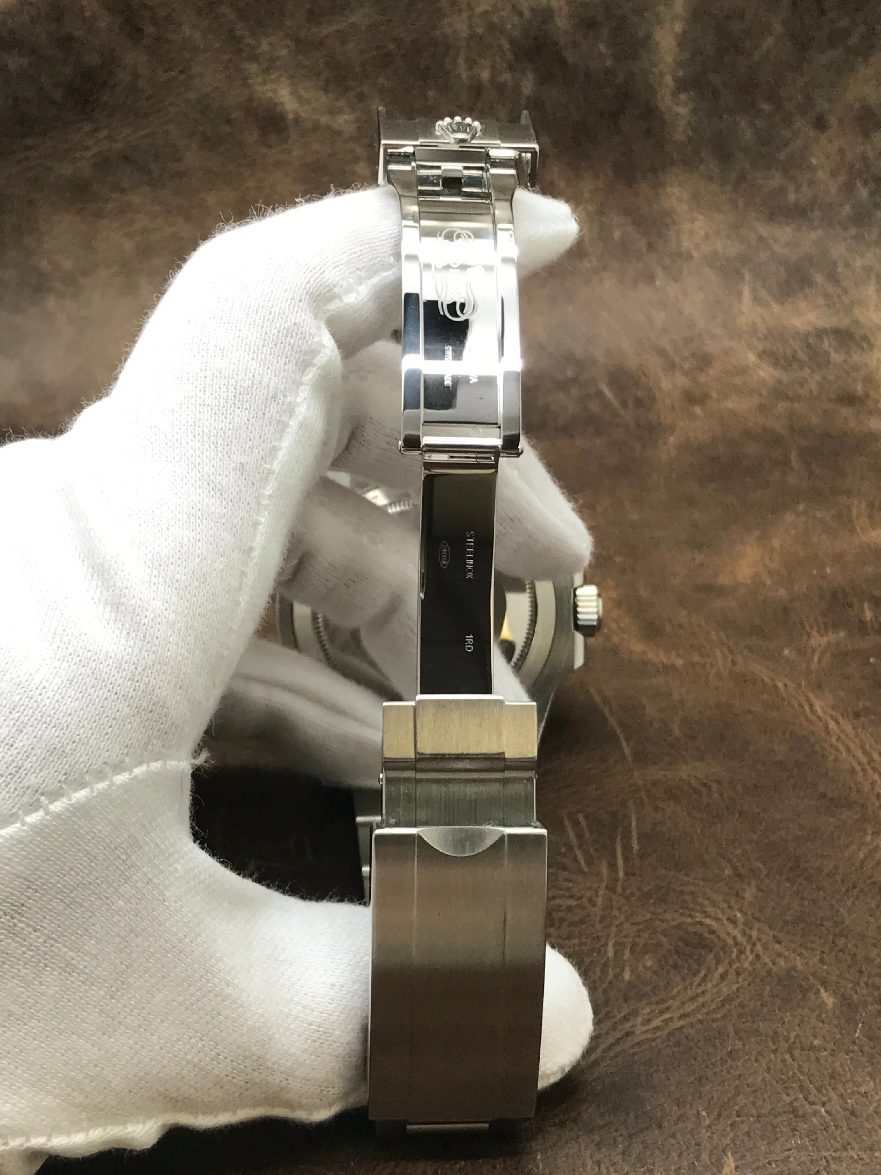 Rolex No Date Submariner Ceramic 114060 Black Dial Automatic Men's Watch