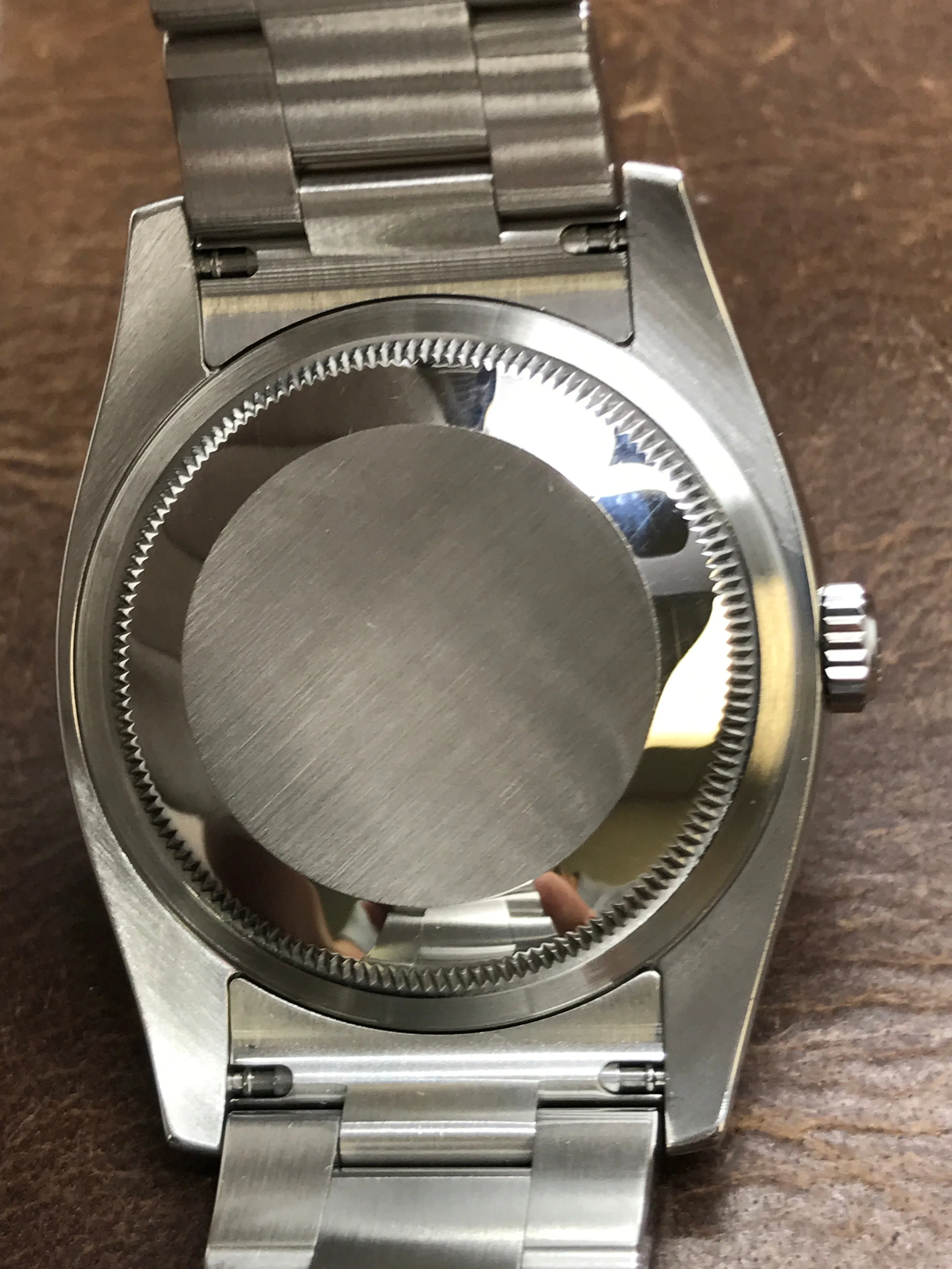 Rolex Oyster Perpetual 36mm 116000 Red Grape Dial Automatic Watch