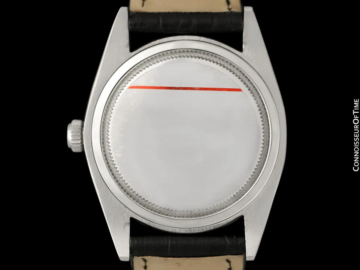 Rolex Oysterdate Mens Date Watch with Both Bracelet & Strap - Stainless Steel & Diamonds