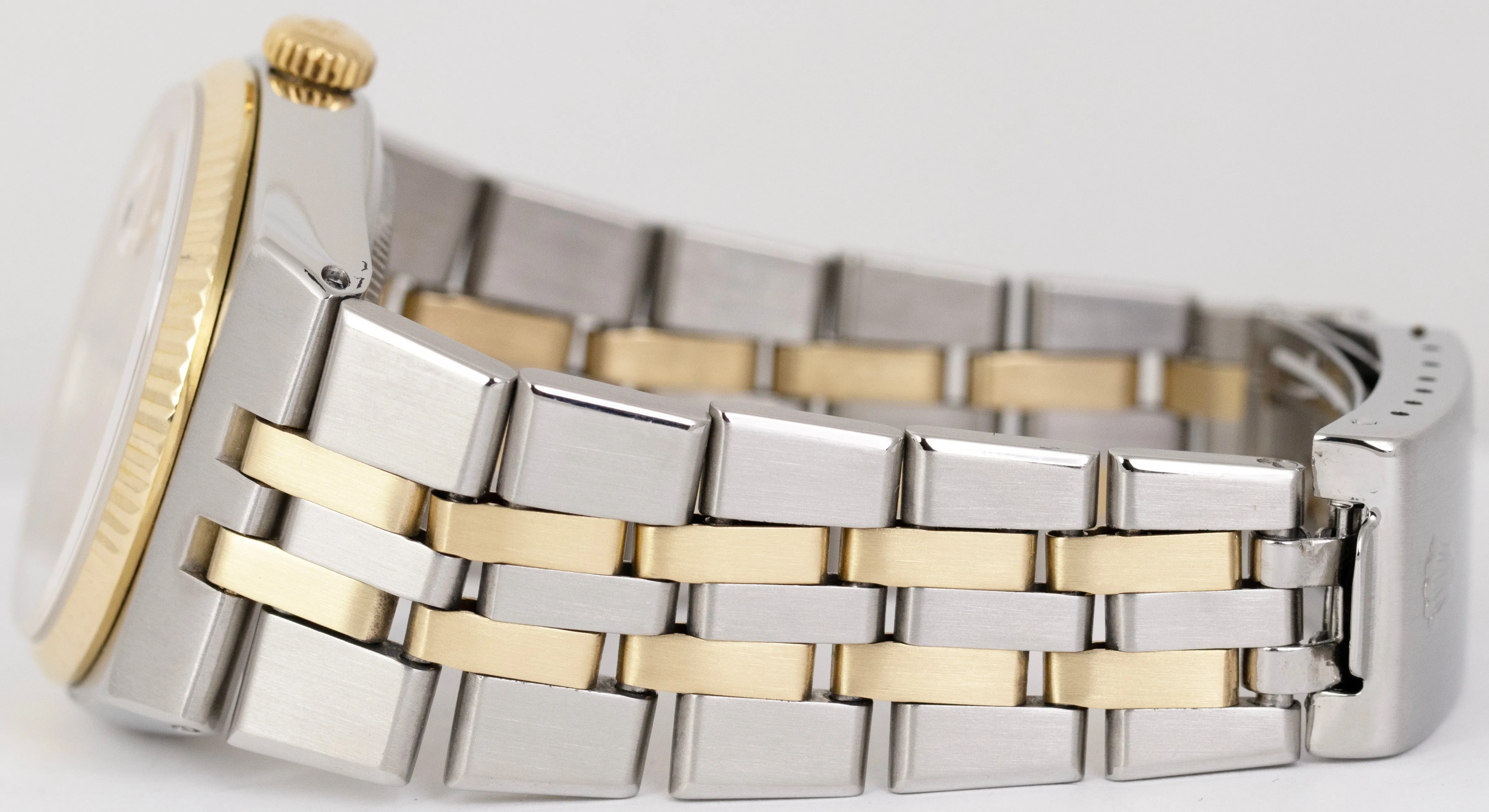 Rolex Oysterquartz DateJust Two-Tone Yellow Gold Stainless Steel Watch 17013