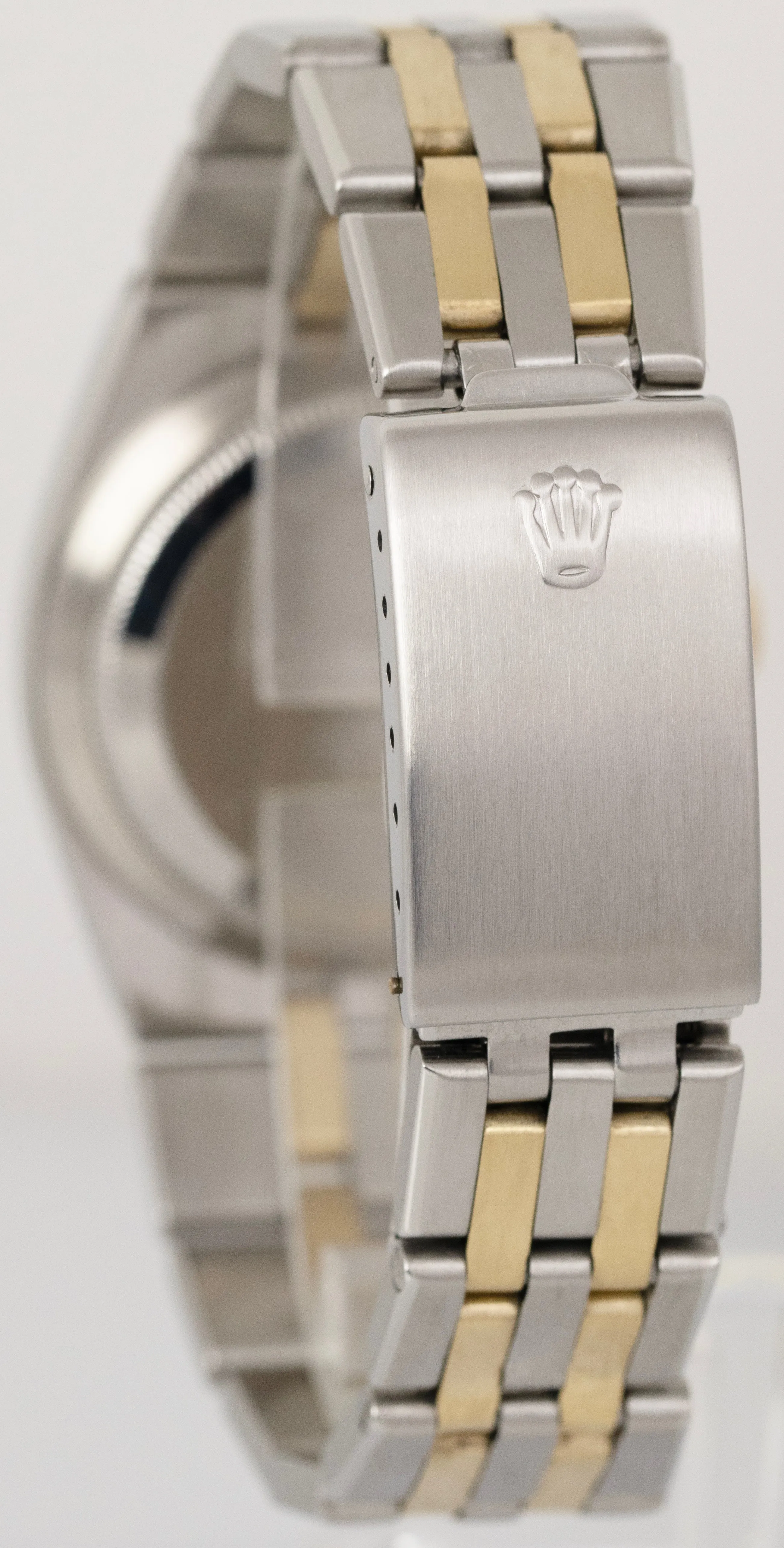 Rolex Oysterquartz DateJust Two-Tone Yellow Gold Stainless Steel Watch 17013