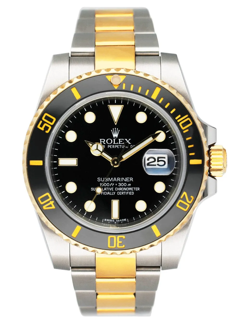 Rolex Submariner 116613 Two Tone Men's Watch