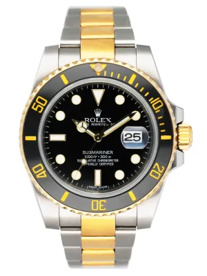 Rolex Submariner 116613 Two Tone Men's Watch
