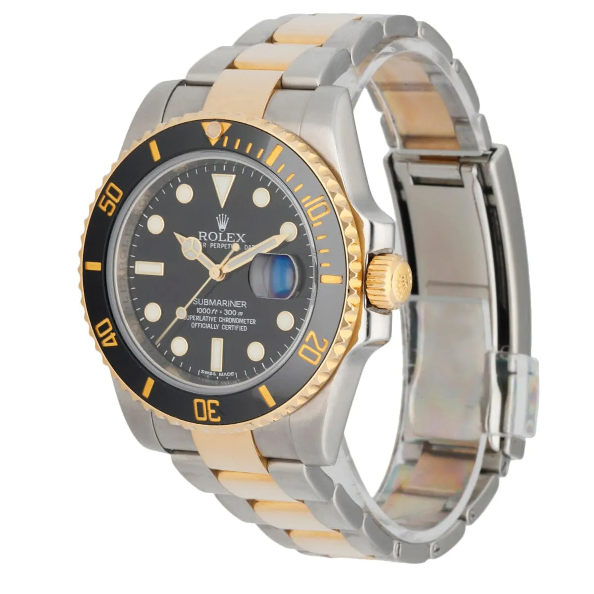 Rolex Submariner 116613 Two Tone Men's Watch