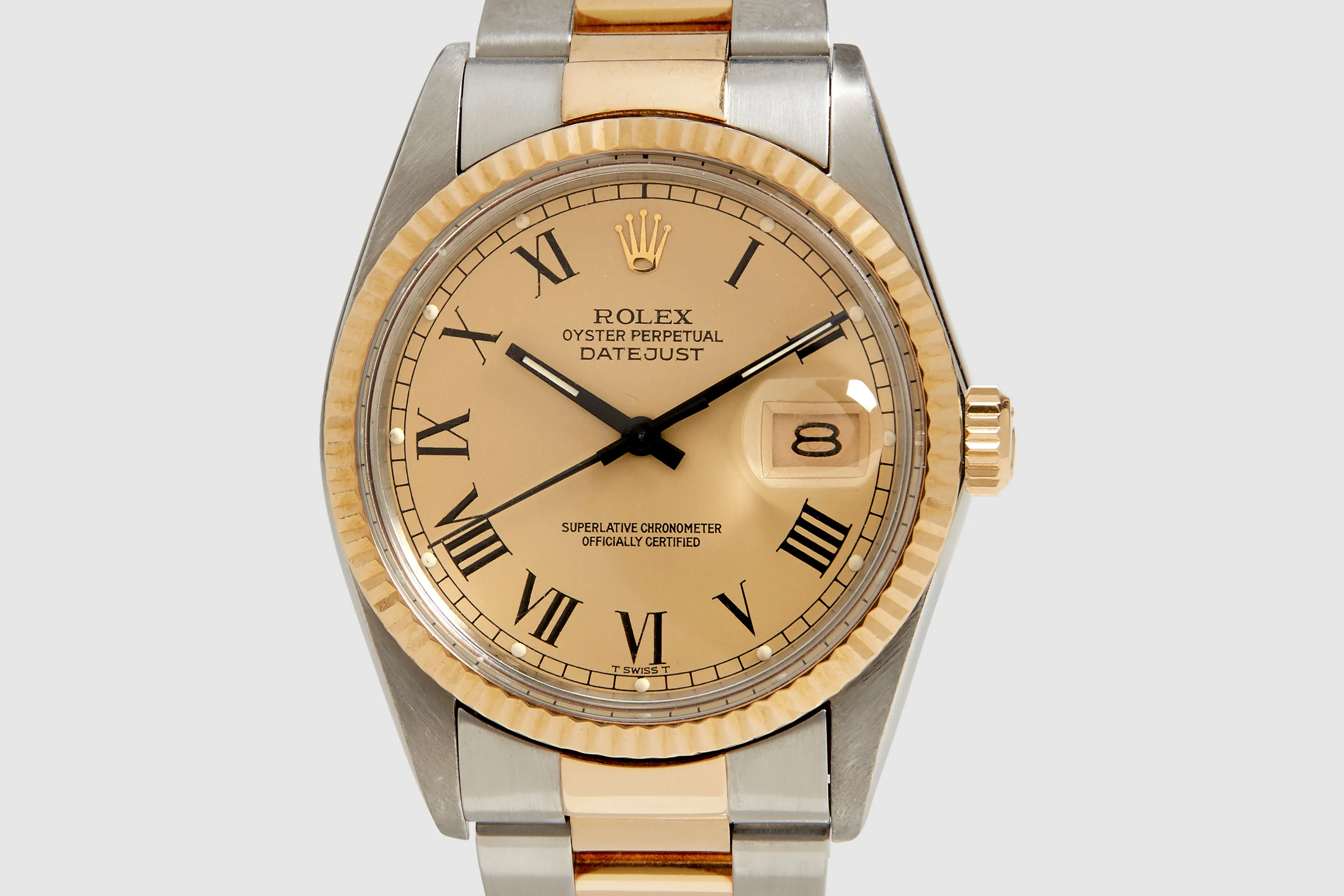 Rolex Two-Tone Oyster Perpetual Datejust with Papers 1985