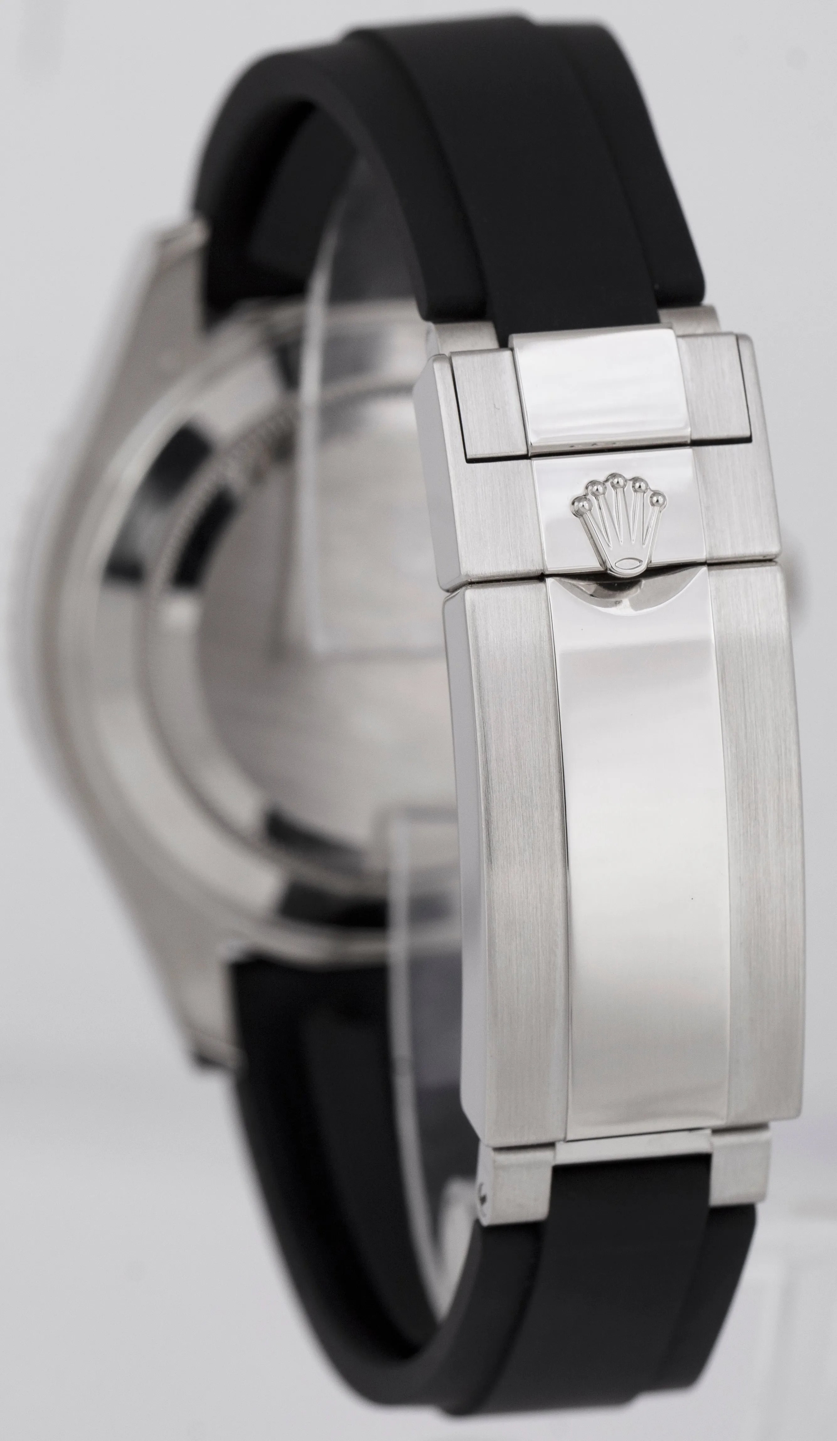 Rolex Yacht-Master 18K White Gold BAGUETTE PAVE DIAMOND DIAL 42mm 226679 TBR B P
